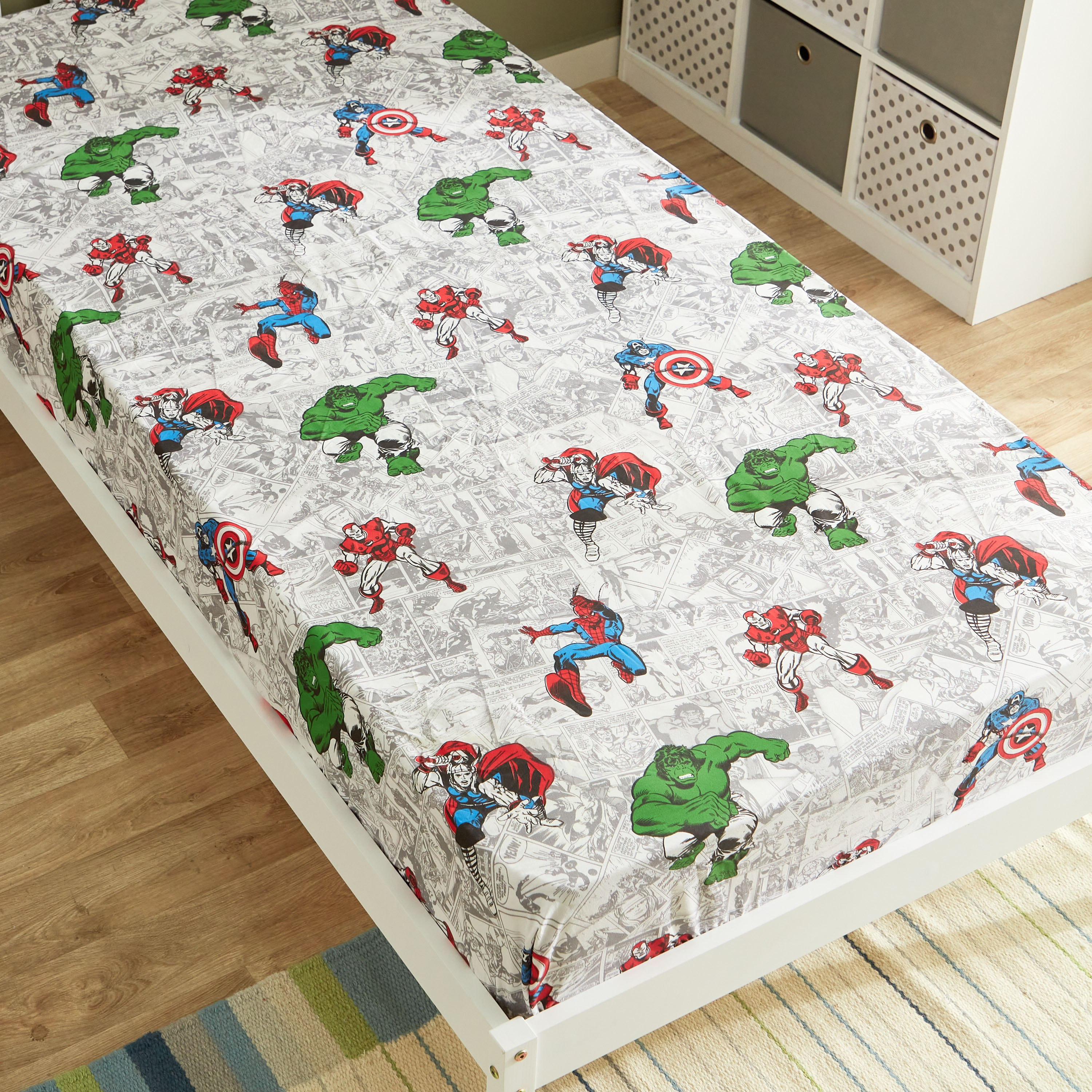 شرشف مطاطي فردي من أفينجرز - 90x200+25 سم-hbxhomeware-hbxkidsandyouth-image-3