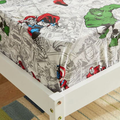 Avengers Single Fitted Sheet - 90x200+25 cms