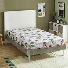 Avengers Twin Fitted Sheet - 120x200+25 cms