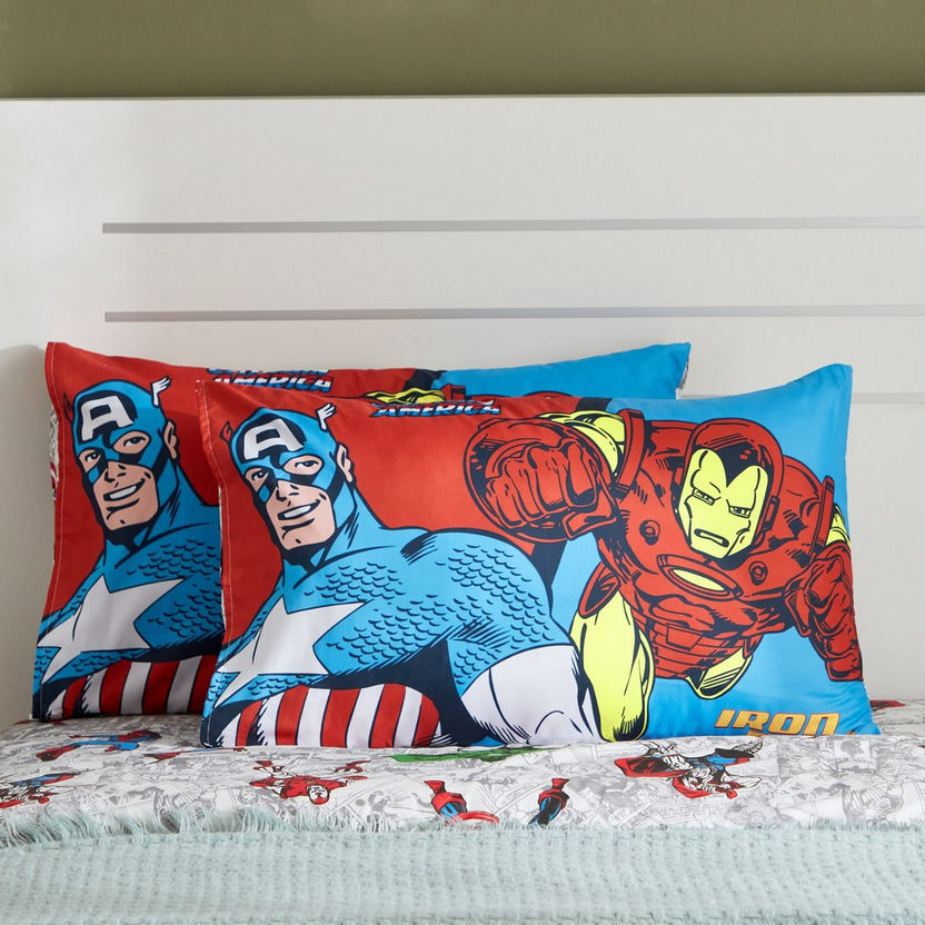 Avengers 2-Piece Pillowcase Set - 50x75 cm-Sheets and Pillow Covers-image-1