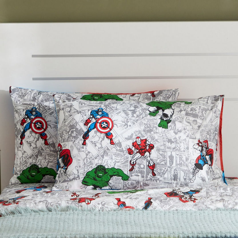 Avengers 2-Piece Pillowcase Set - 50x75 cm-Sheets and Pillow Covers-image-2