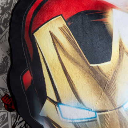 Avengers Iron Man Shaped Cushion with LED - 40x30 cms