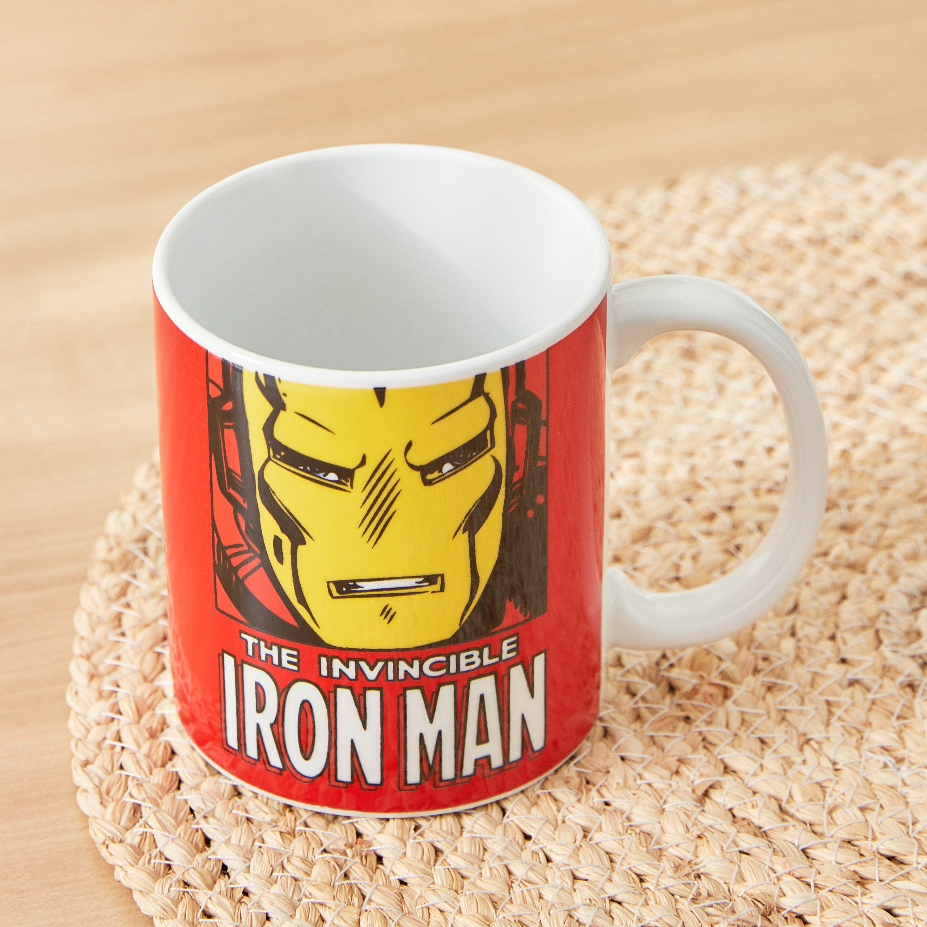 مج قهوة سيراميك بتصميم آيرون مان من أفينجرز - 295 مل-hbxhomeware-hbxkidsandyouth-image-1
