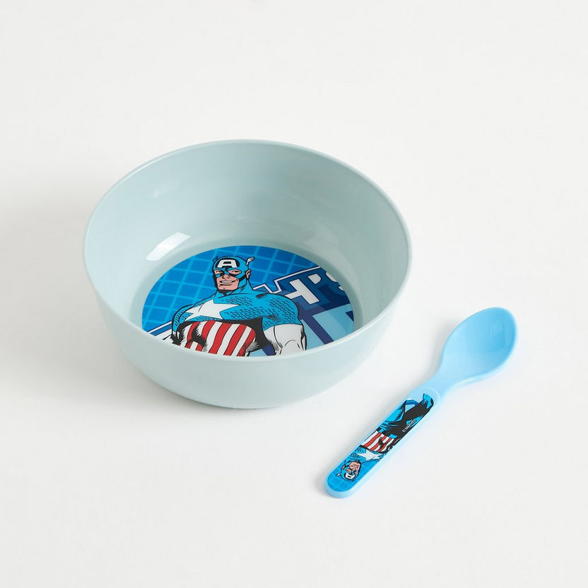 Avengers 2-Piece Deep Bowl and Spoon Set-Plates and Bowls-image-4