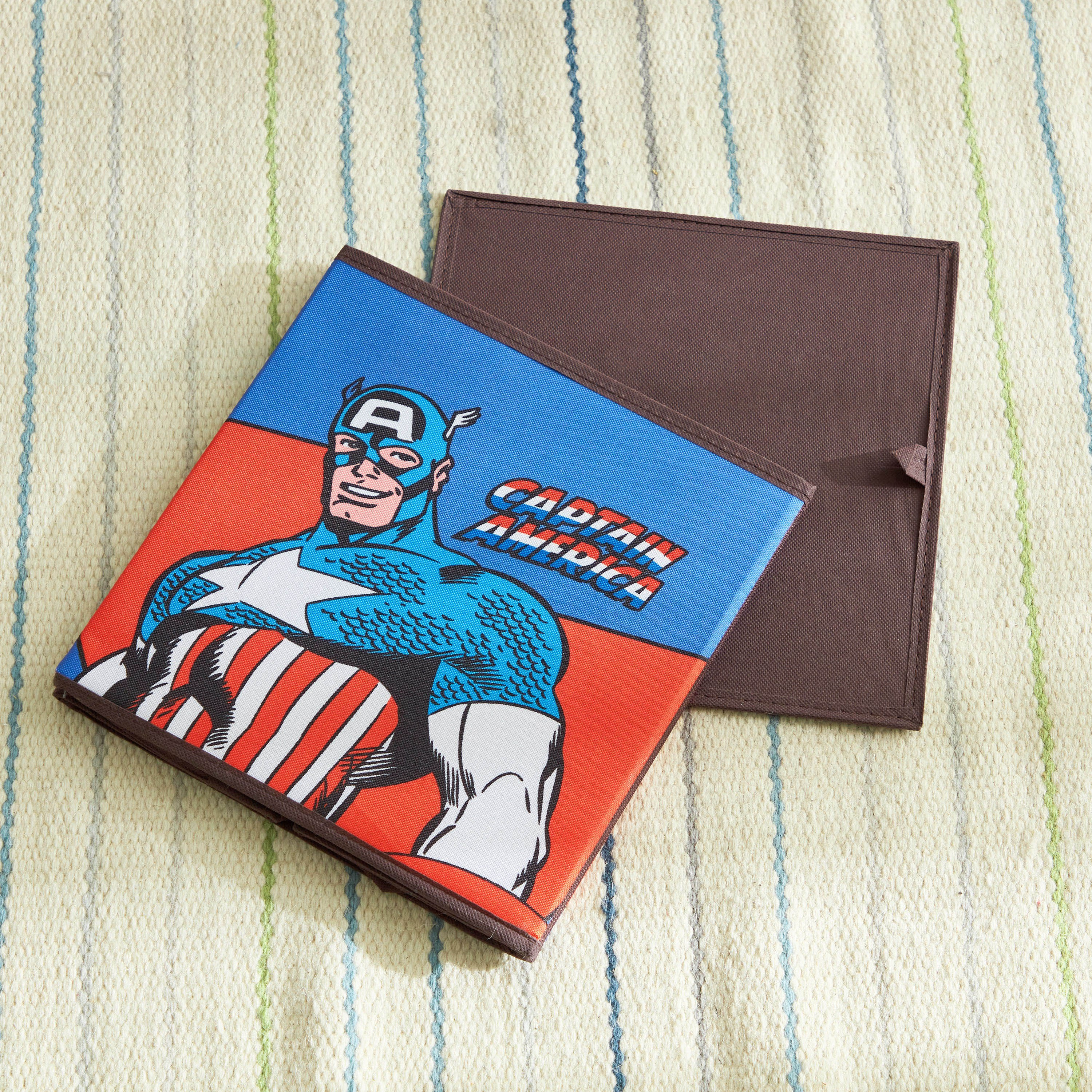 Avengers Captain America Folding Storage Box - 26.6x26.6x26.6 cm-hbxhomeware-hbxkidsandyouth-image-5