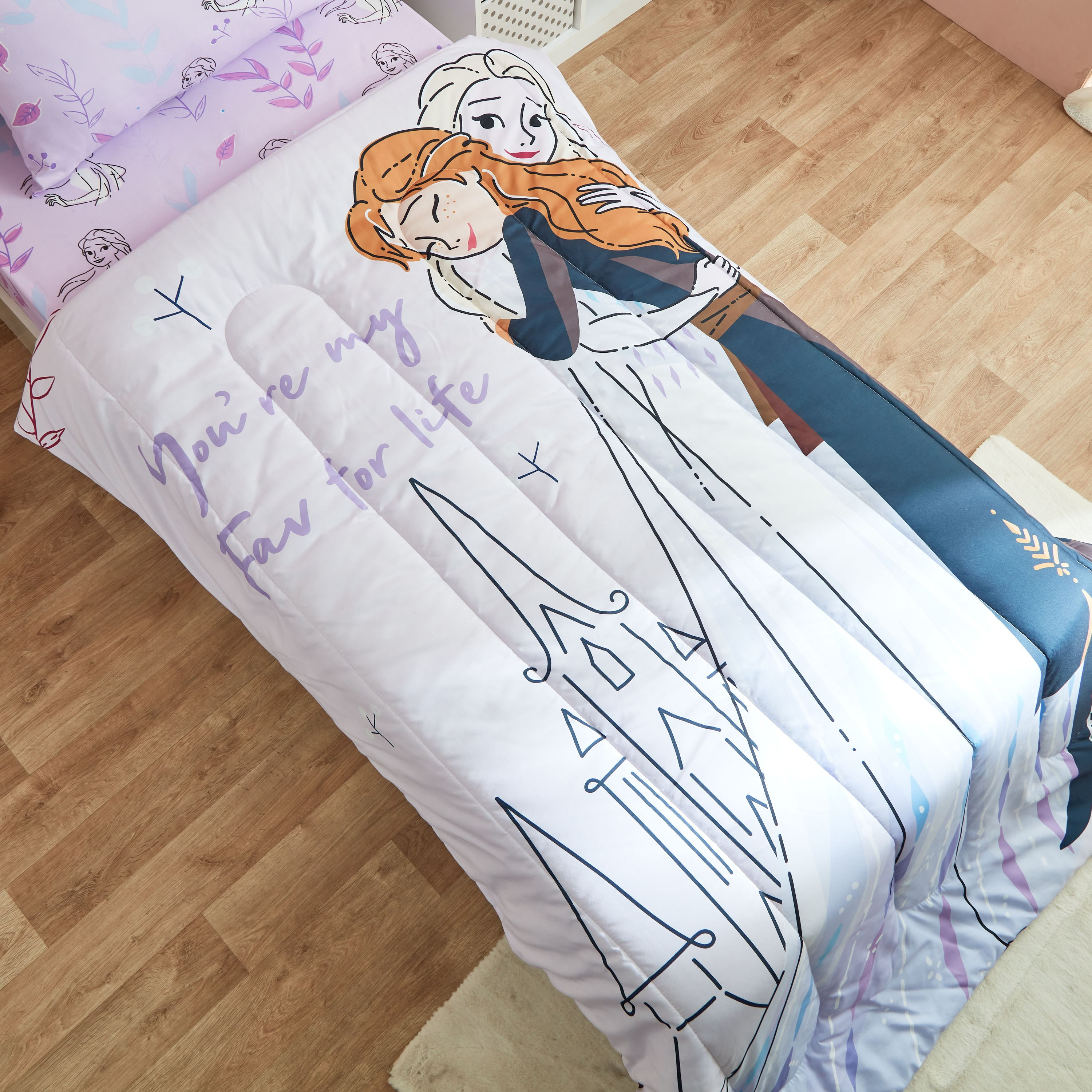 طقم لحاف فردي قطعتين من فروزن - 135x220 سم-hbxhomeware-hbxkidsandyouth-image-4