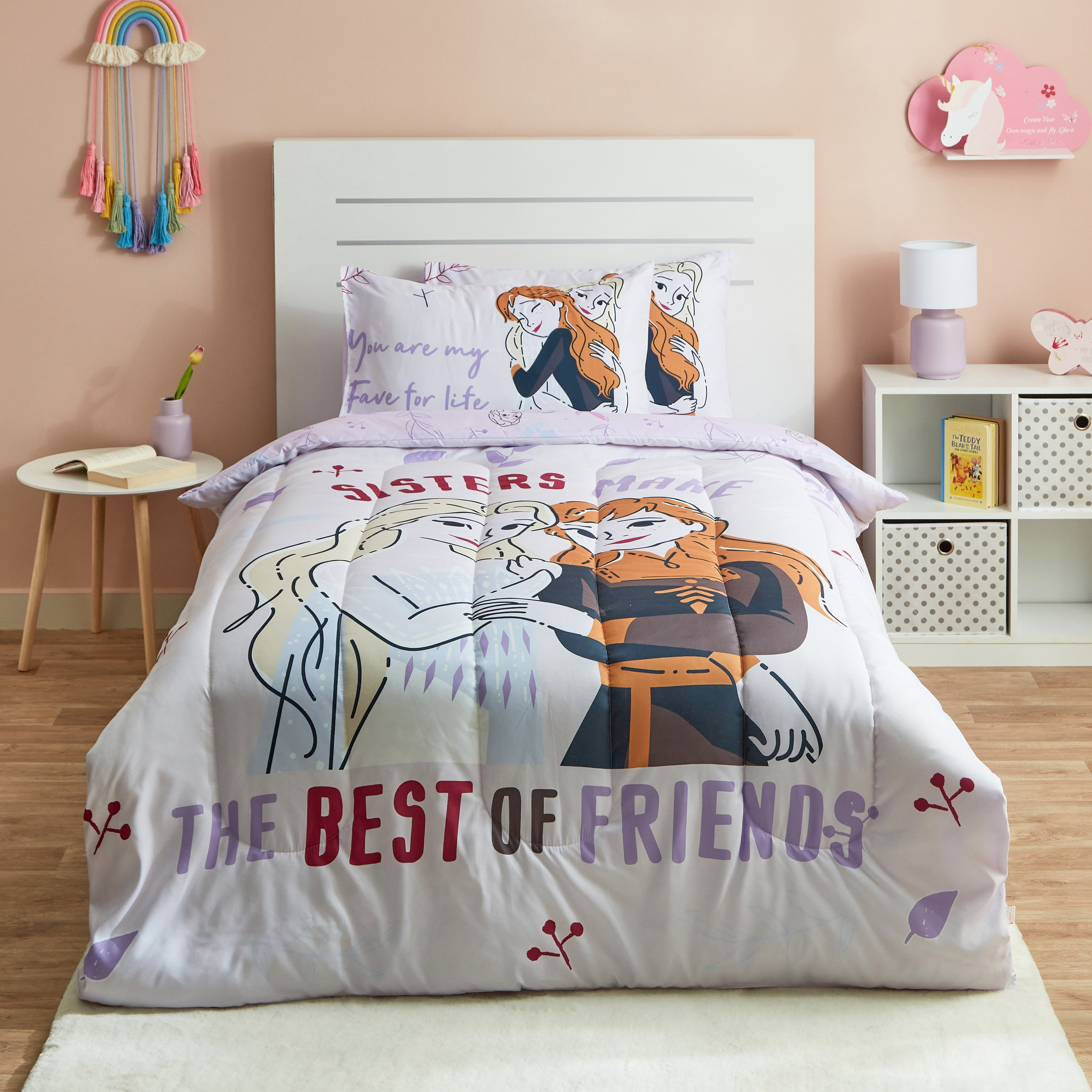 طقم لحاف مزدوج قطعتين من فروزن - 160x220 سم-hbxhomeware-hbxkidsandyouth-image-2