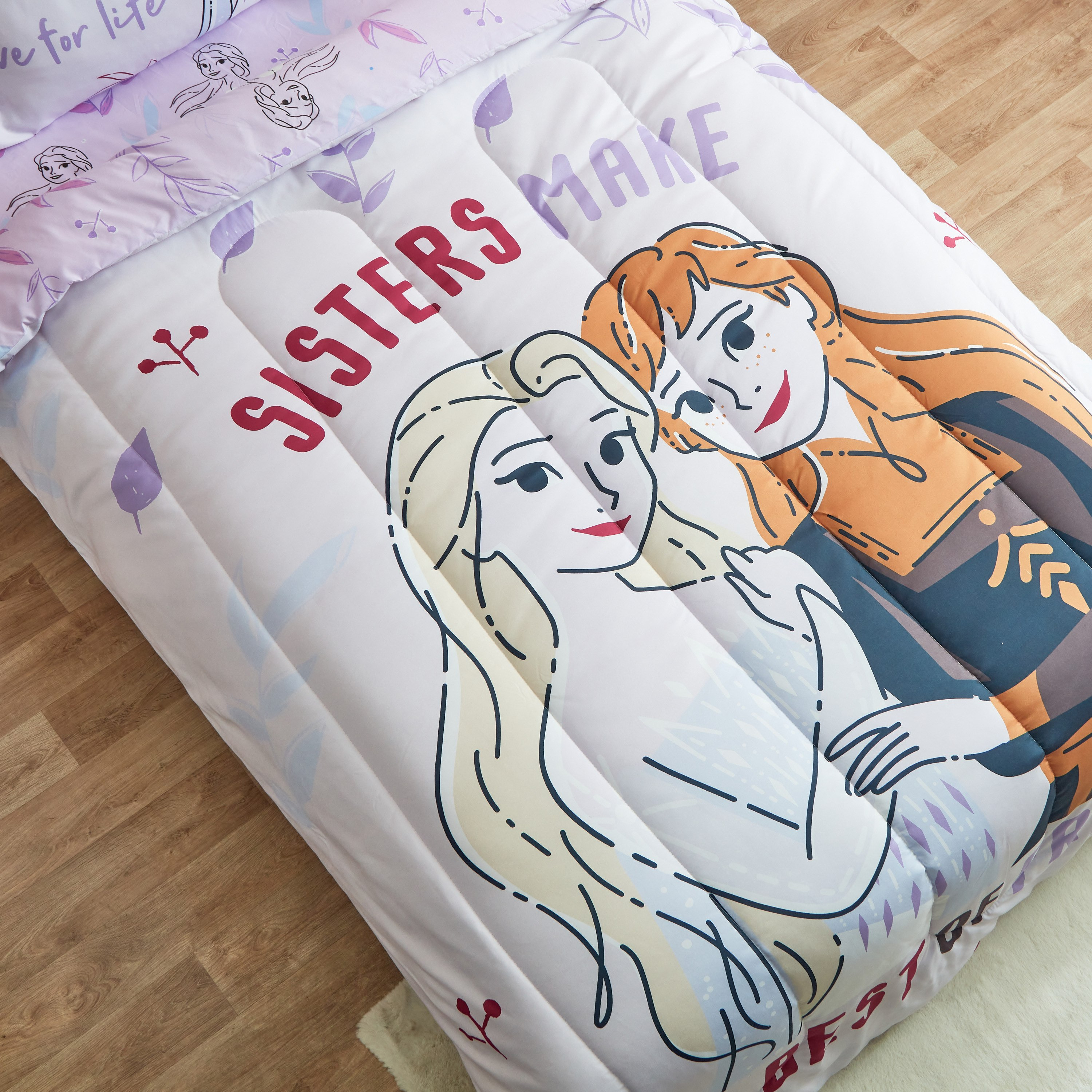 طقم لحاف مزدوج قطعتين من فروزن - 160x220 سم-hbxhomeware-hbxkidsandyouth-image-4