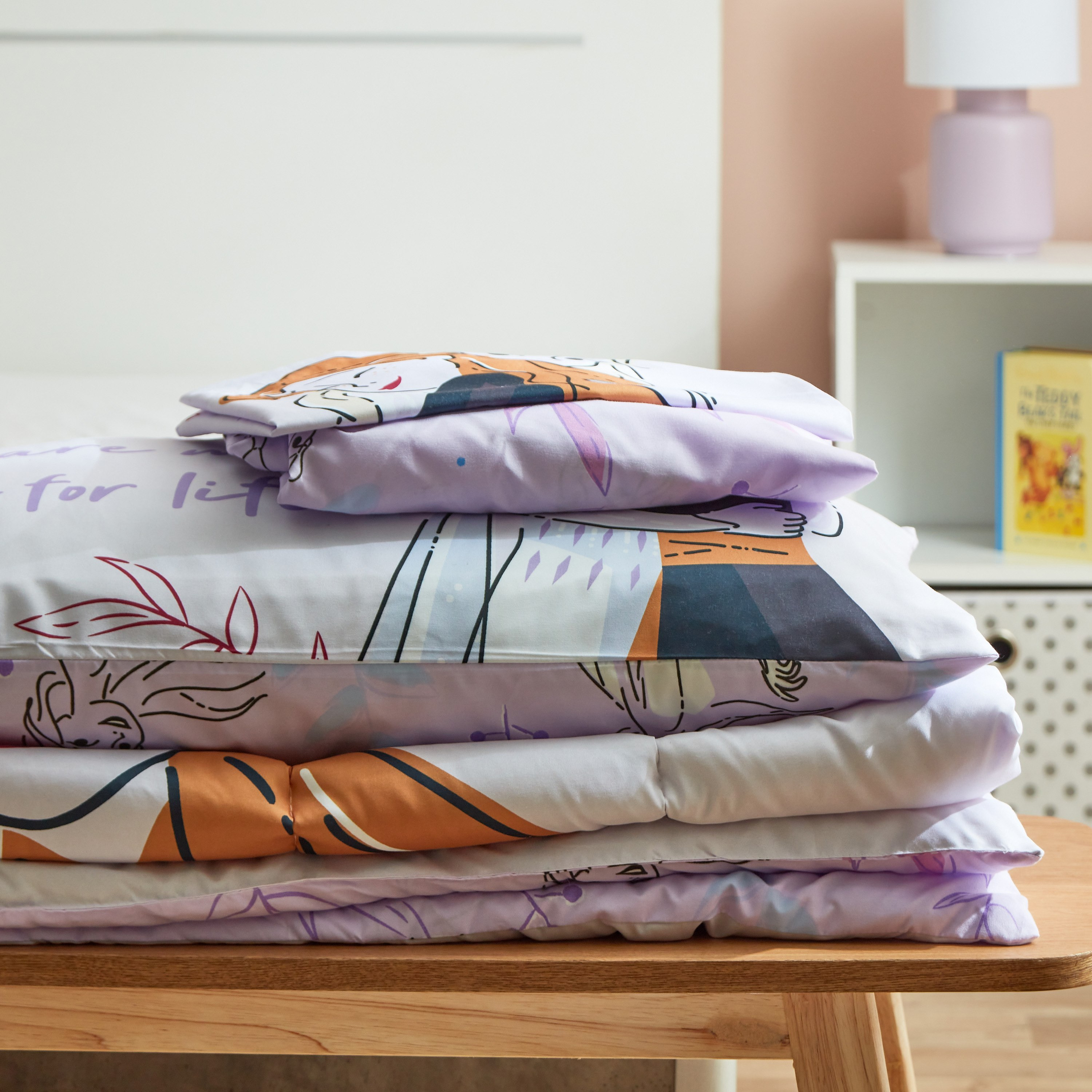 طقم لحاف مزدوج قطعتين من فروزن - 160x220 سم-hbxhomeware-hbxkidsandyouth-image-9