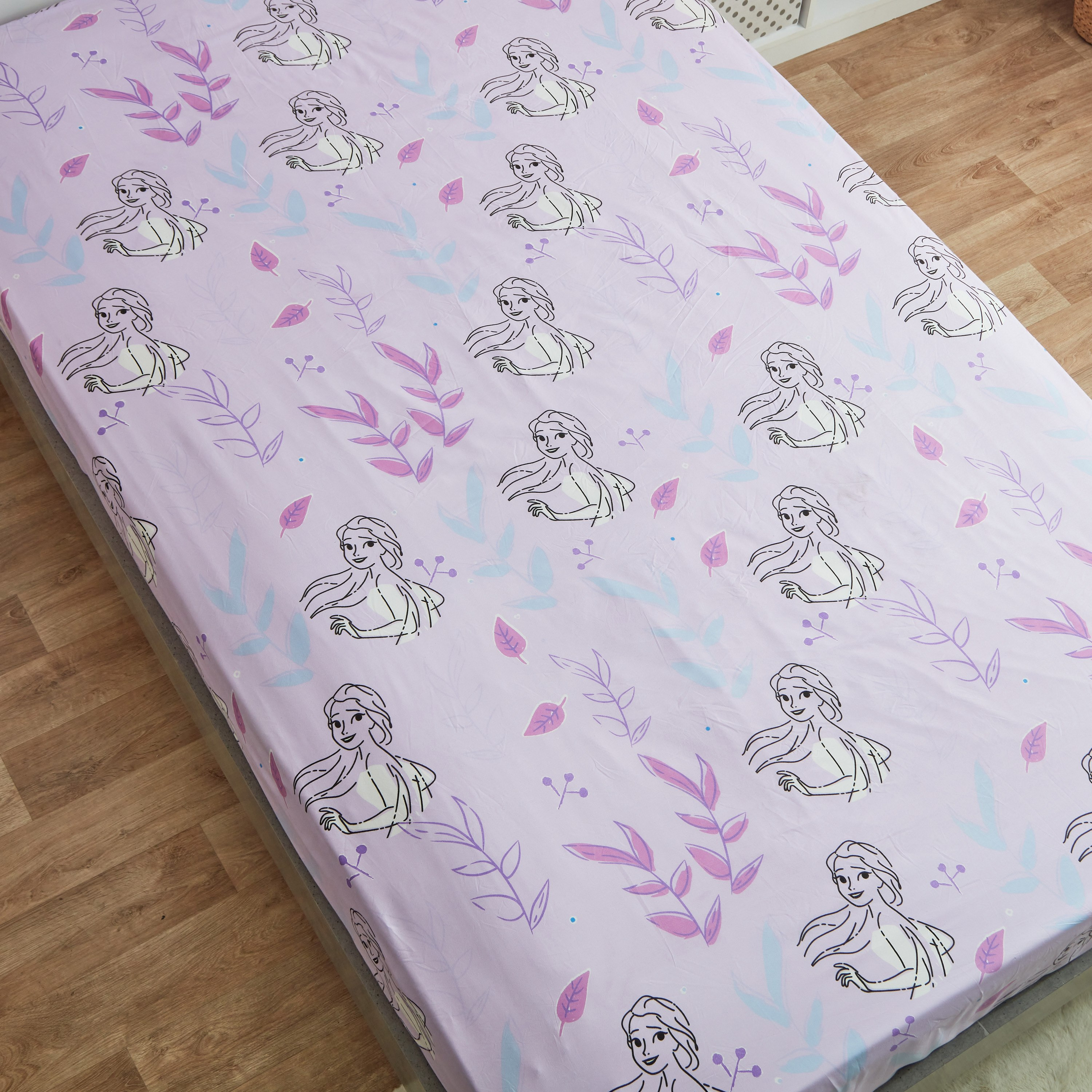شرشف مطاطي مزدوج من فروزن - 120x200+25 سم-hbxhomeware-bedding-fittedsheets-image-3