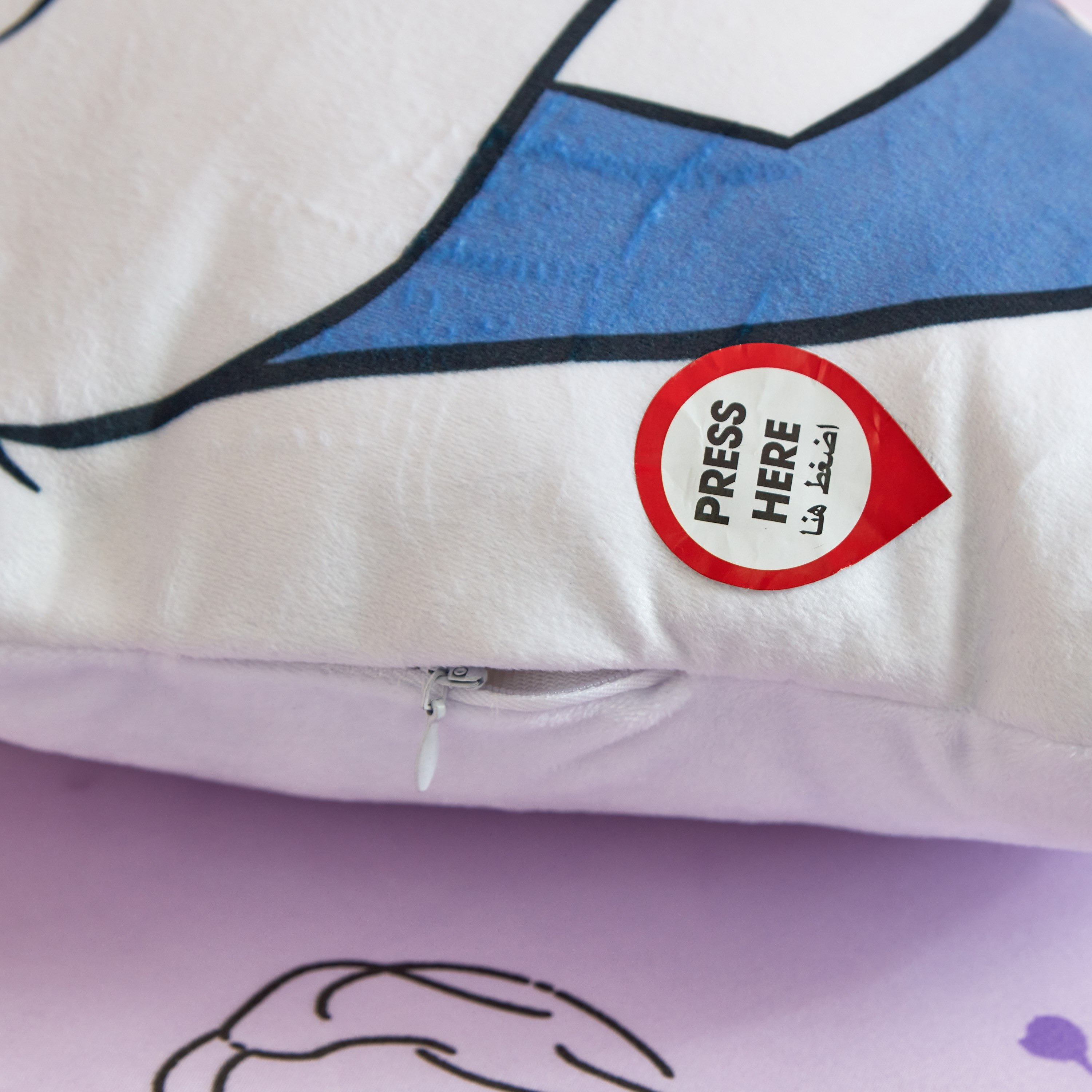 Frozen Olaf Shaped Cushion with LED - 40x30 cm-hbxhomeware-hbxkidsandyouth-image-3