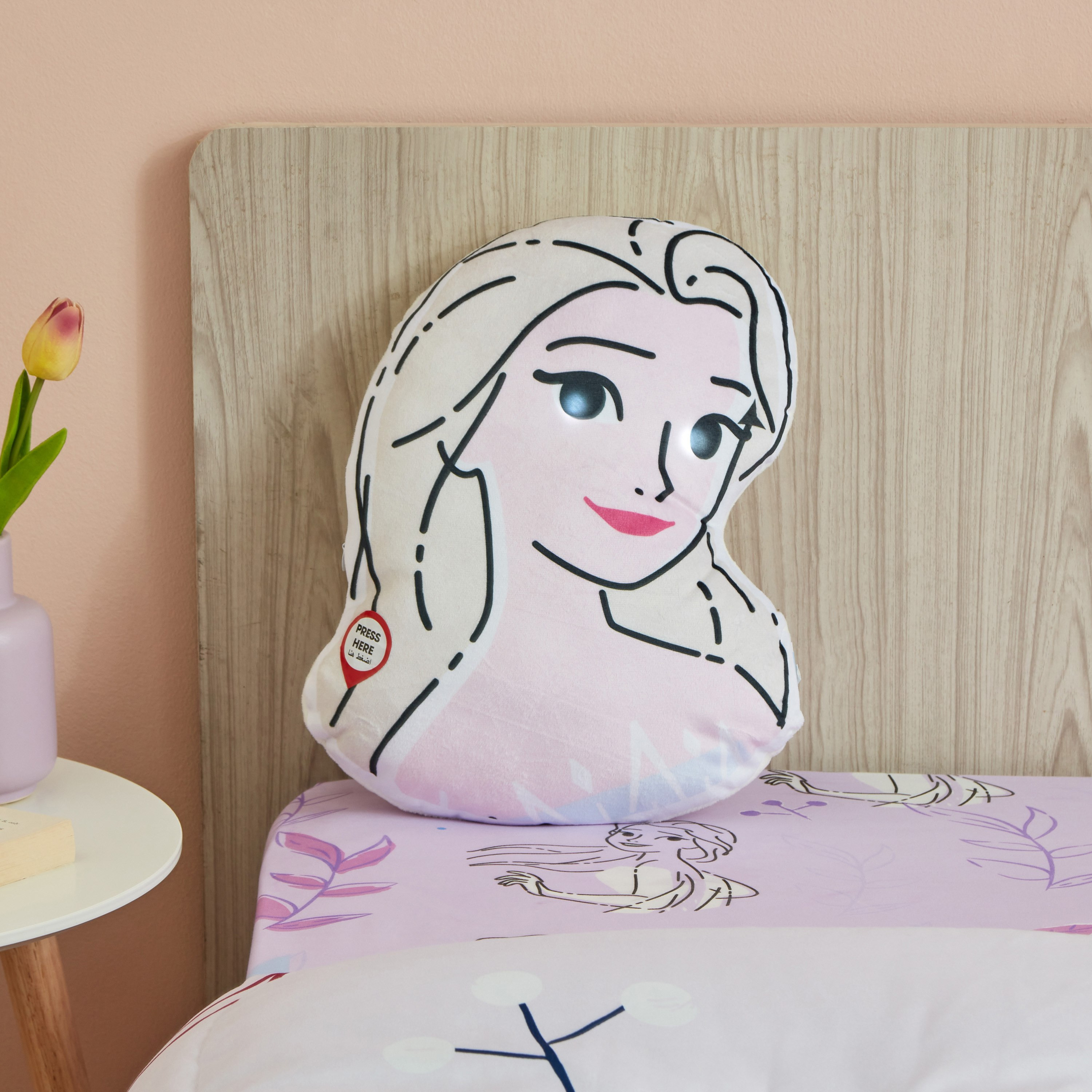 وسادة شكل فروزن مع أضواء إل إي دي - 35x31 سم-hbxhomeware-hbxkidsandyouth-image-2