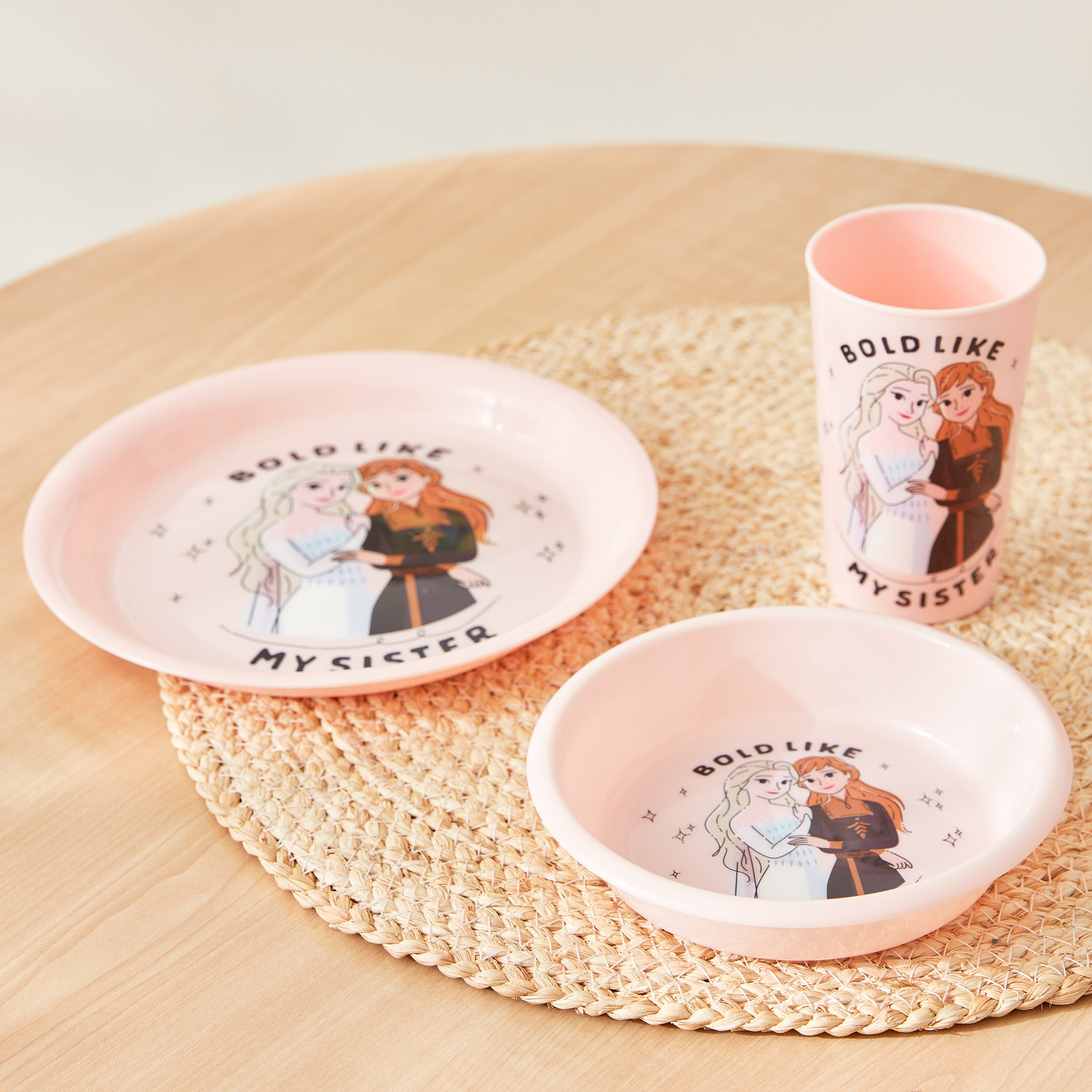 طقم إفطار 3 قطع بولد لايك ماي سيستر من فروزن-hbxhomeware-hbxkidsandyouth-image-1