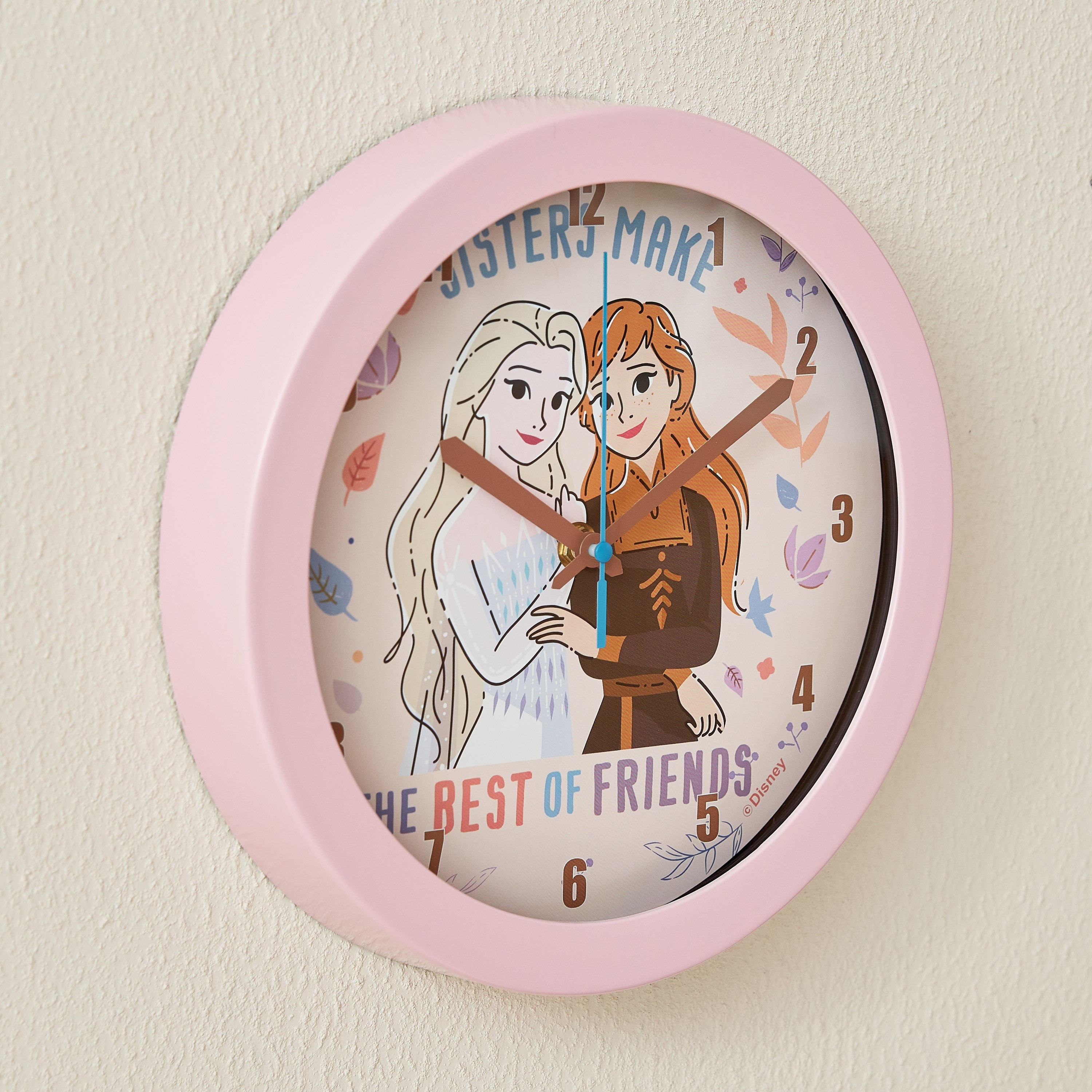 ساعة حائط بتصميم إلسا وآنا من فروزن - 25 سم-hbxhomeware-hbxkidsandyouth-image-2