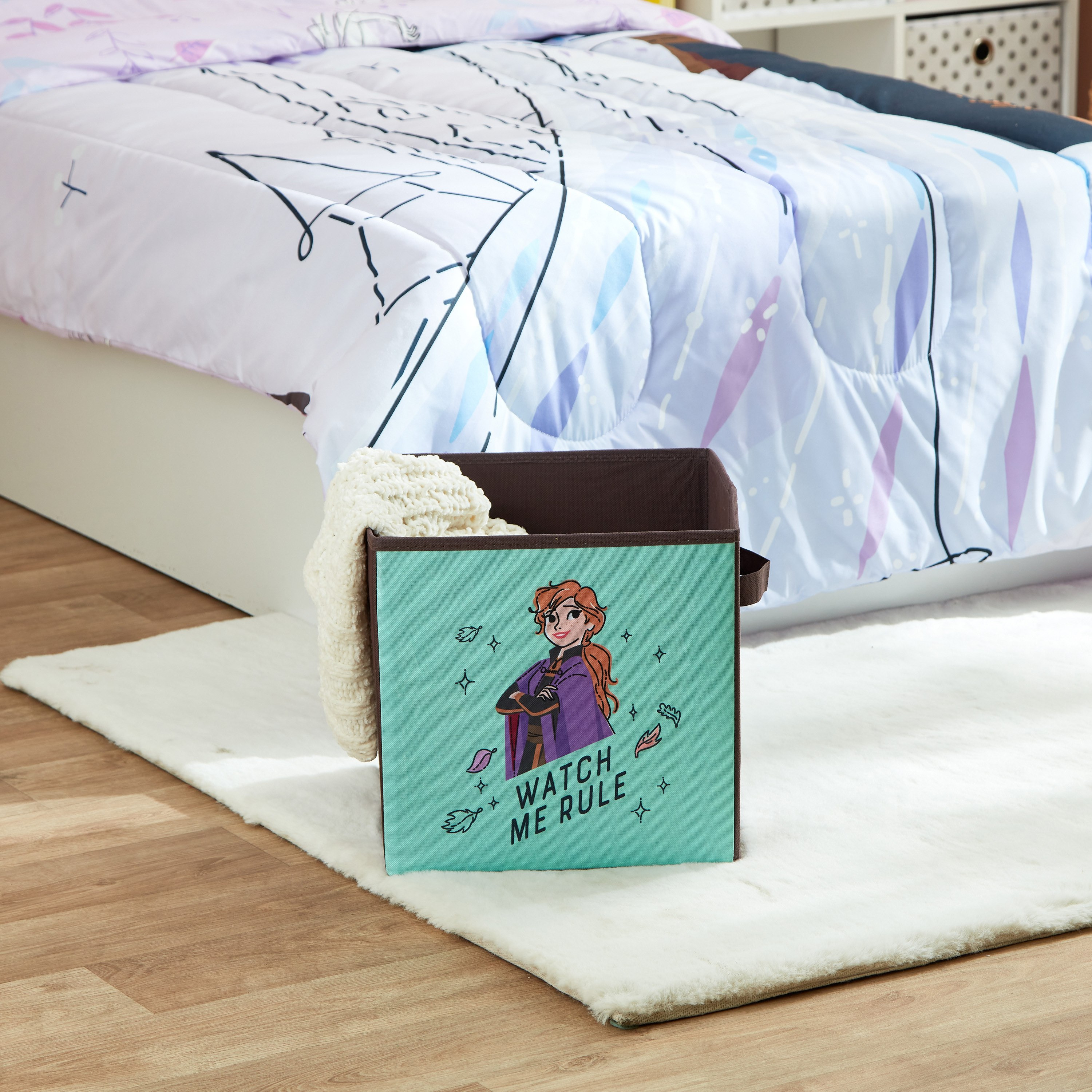 صندوق تخزين قابل للطي من فروزن - 26.6x26.6x26.6 سم-hbxhomeware-hbxkidsandyouth-image-4