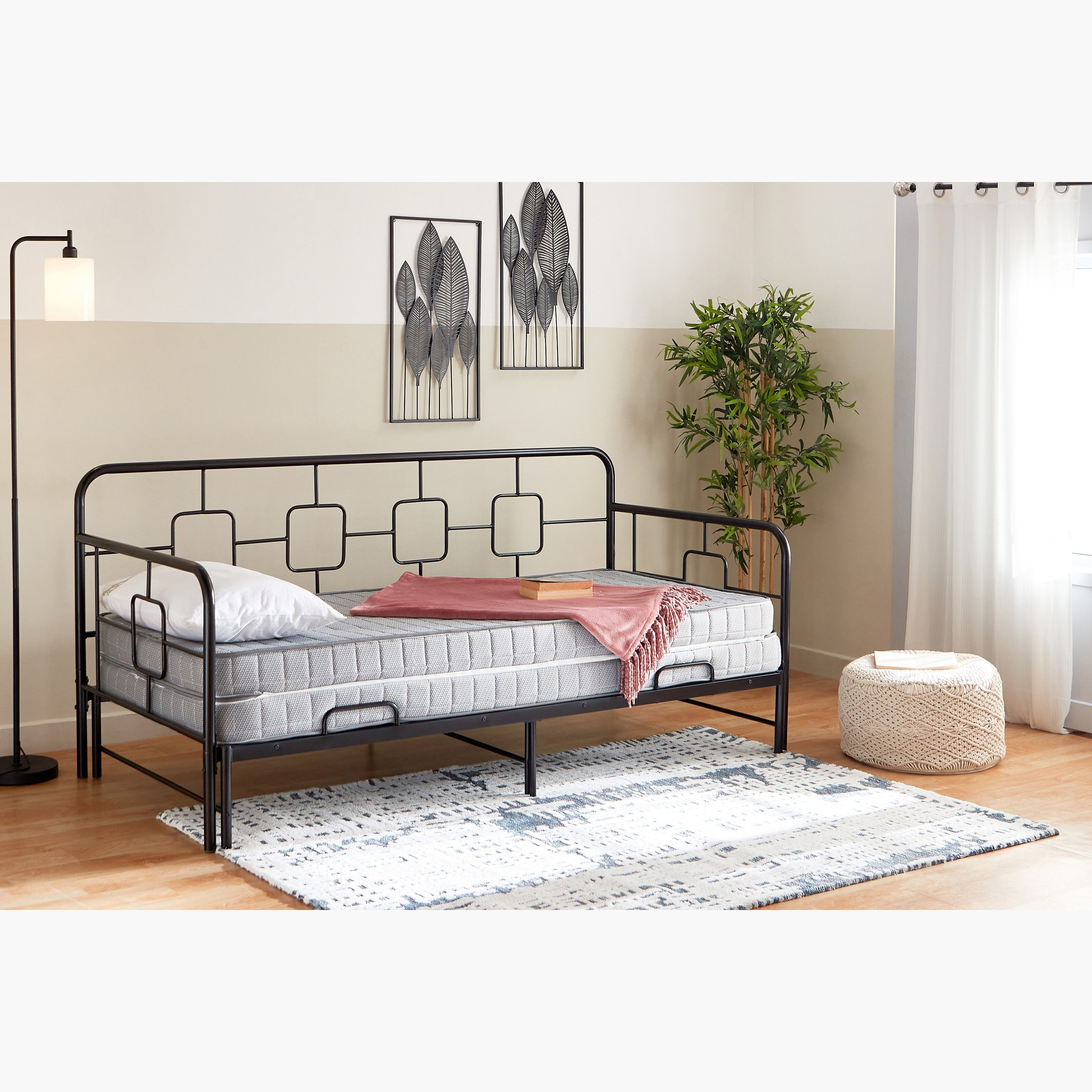 SleepEase iUrban Firm Rebonded Foam King Mattress for Extendable Daybed - 90/180x200 cm-hbxfurniture-bedroom-mattresses-single-image-8