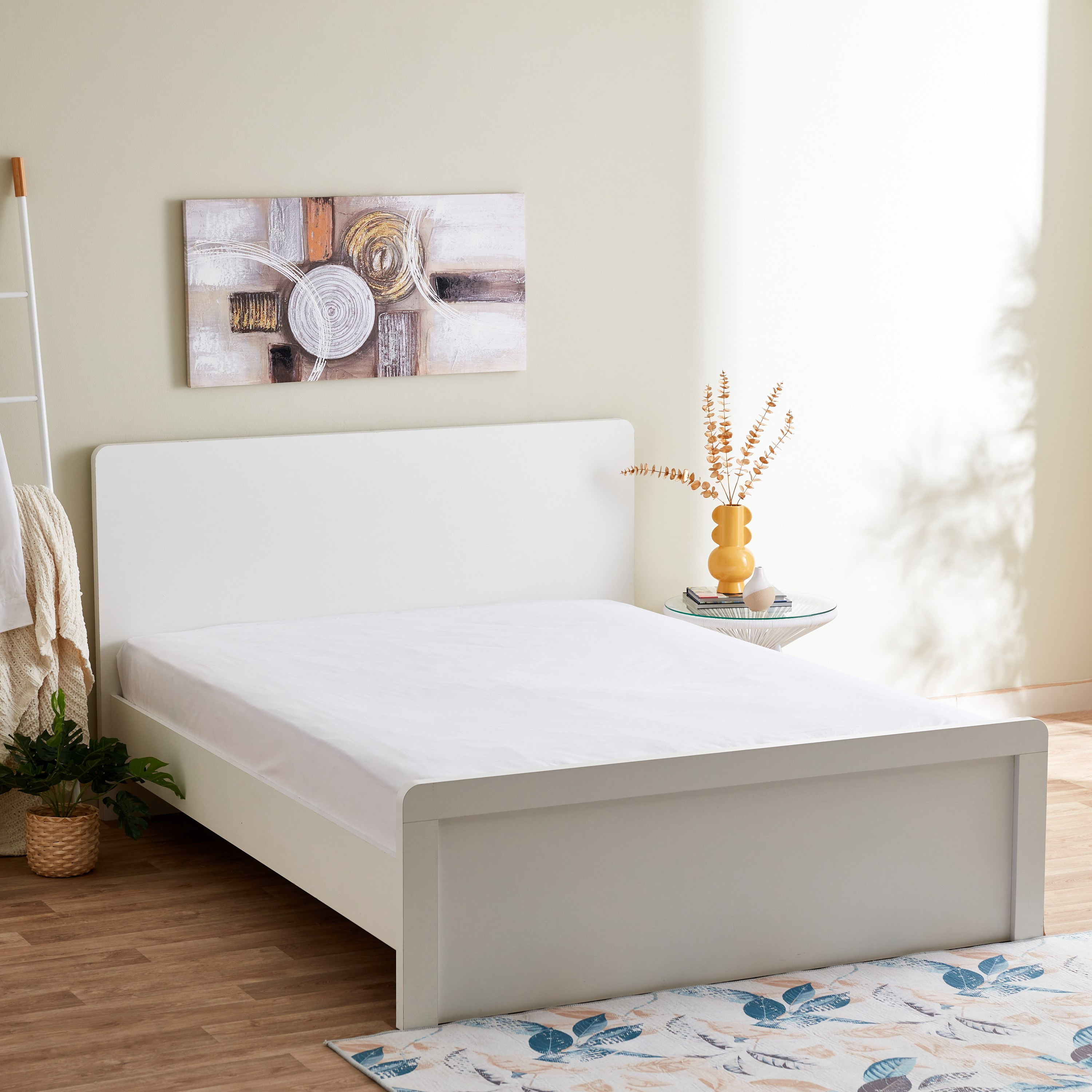 شرشف مطاطي سوبر كينج مضاد للميكروبات من هوتل كولكشن - 200x200 سم-hbxhomeware-hbxbedroom-image-2