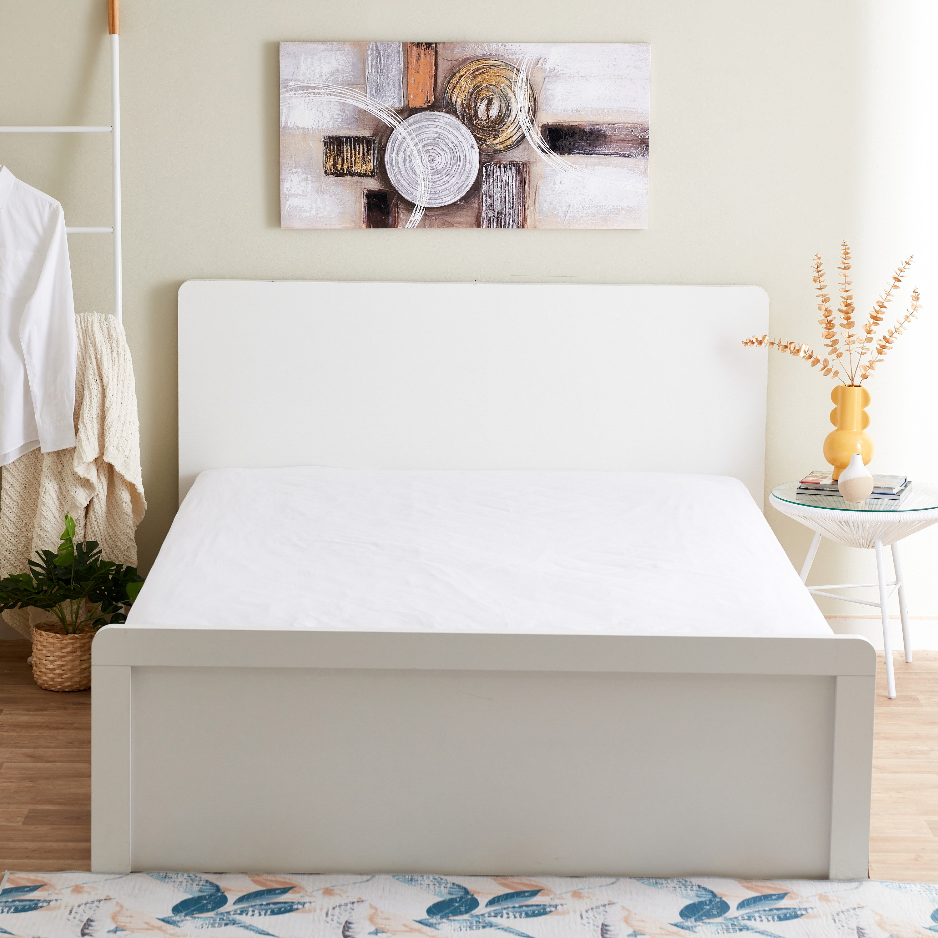 شرشف مطاطي سوبر كينج مضاد للميكروبات من هوتل كولكشن - 200x200 سم-hbxhomeware-hbxbedroom-image-3