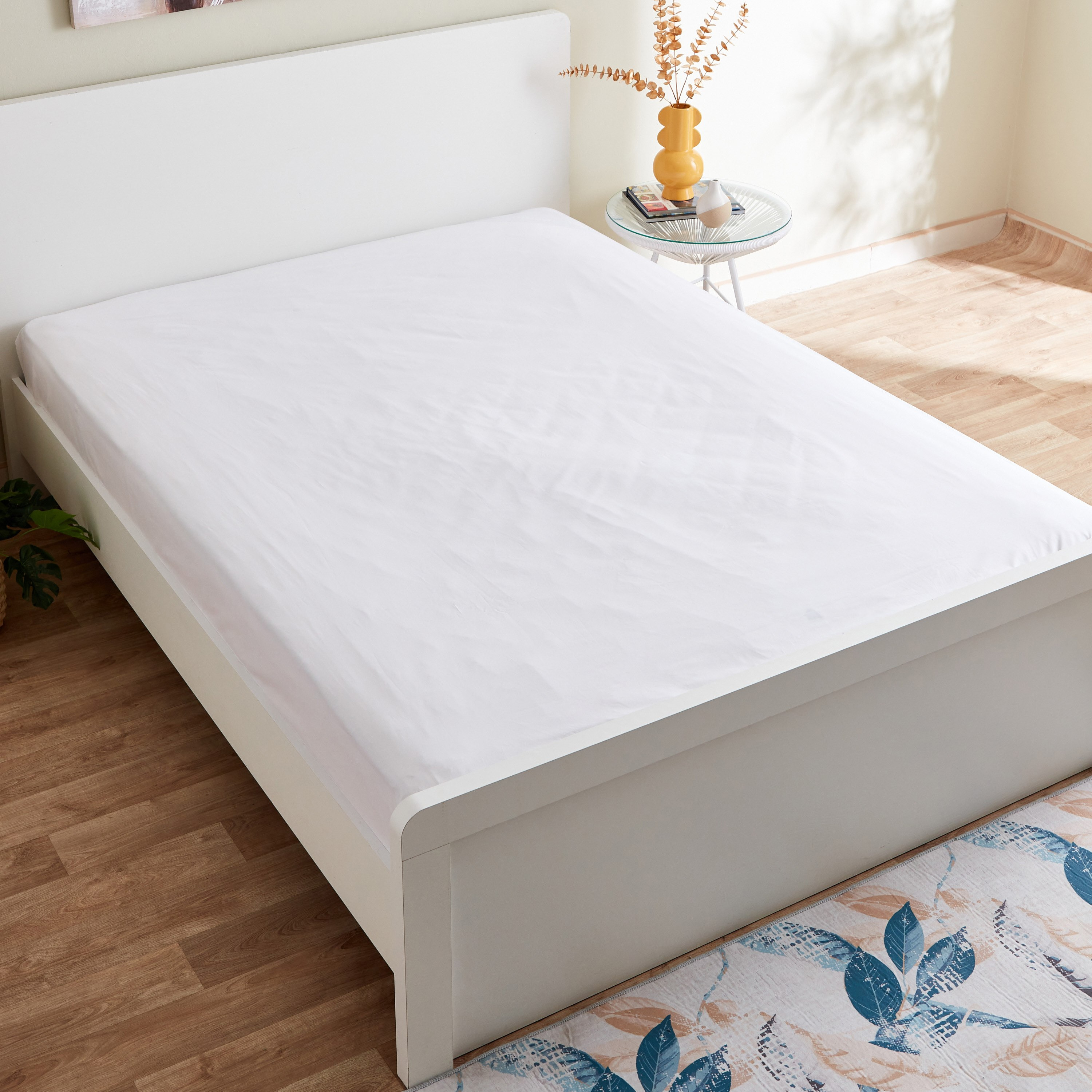 شرشف مطاطي سوبر كينج مضاد للميكروبات من هوتل كولكشن - 200x200 سم-hbxhomeware-hbxbedroom-image-4