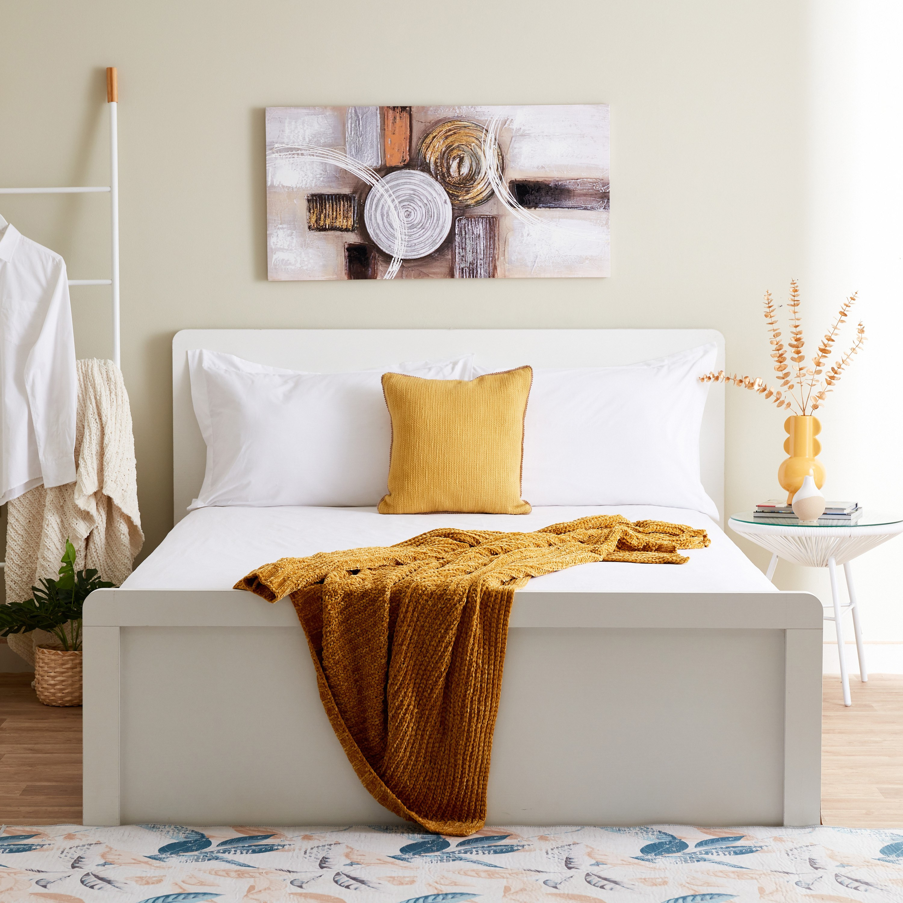 شرشف مطاطي سوبر كينج مضاد للميكروبات من هوتل كولكشن - 200x200 سم-hbxhomeware-hbxbedroom-image-9