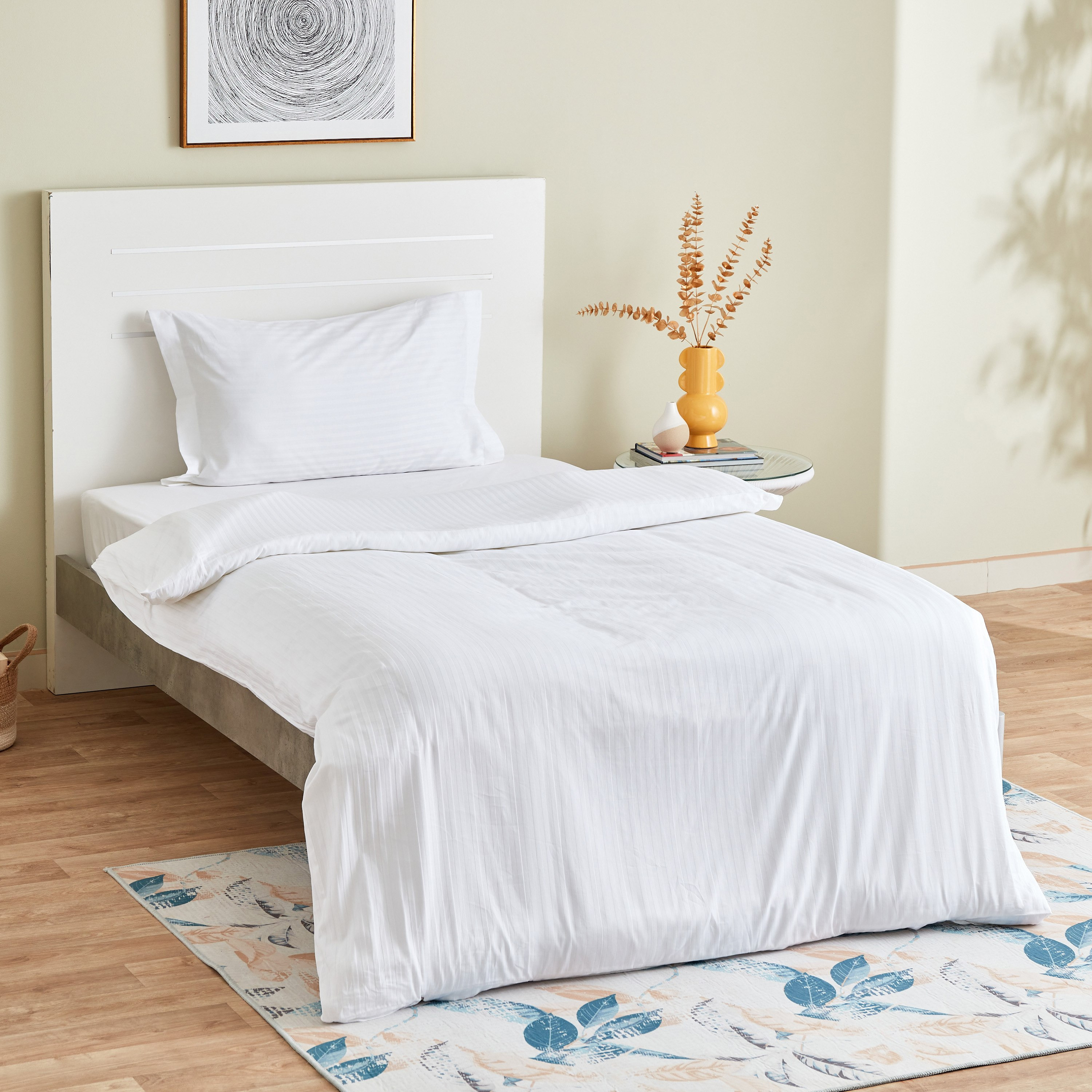طقم غطاء لحاف قطن مزدوج قطعتين من هوتل كولكشن - 150x220 سم-hbxhomeware-hbxdecorandfurnishings-image-1
