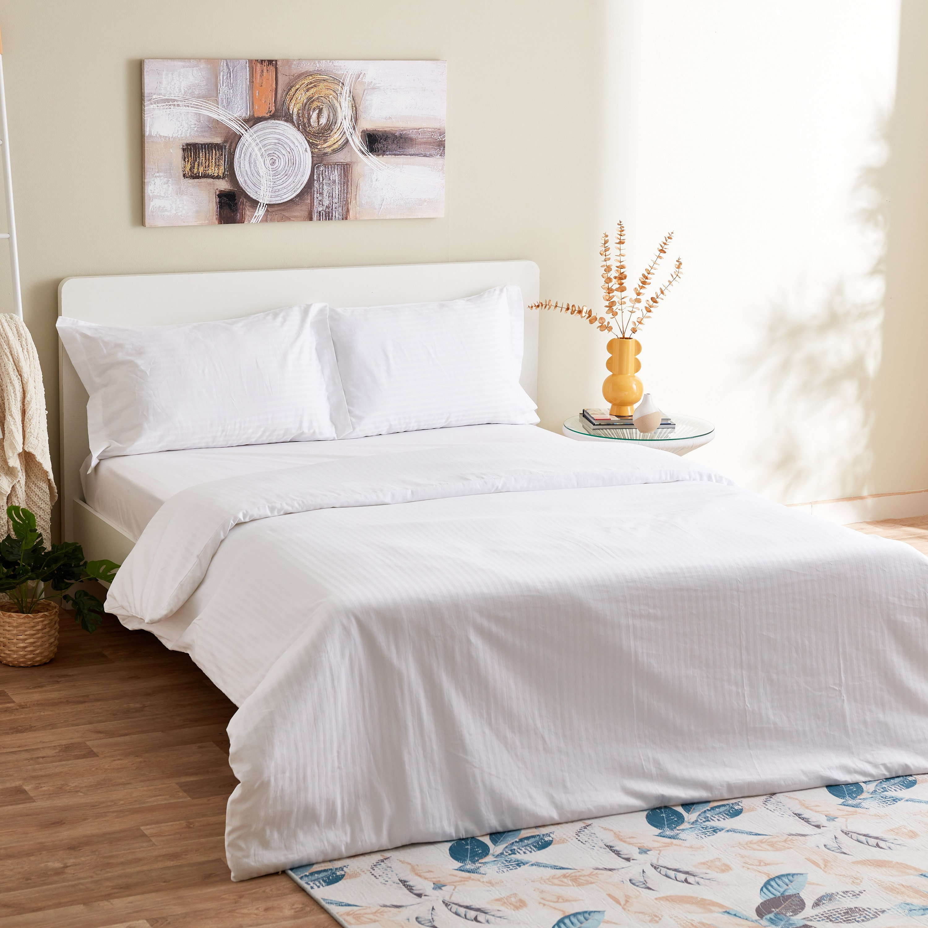 طقم غطاء لحاف كينج/ كوين قطن 3 قطع من هوتل كولكشن - 220x220 سم-hbxhomeware-hbxdecorandfurnishings-image-1
