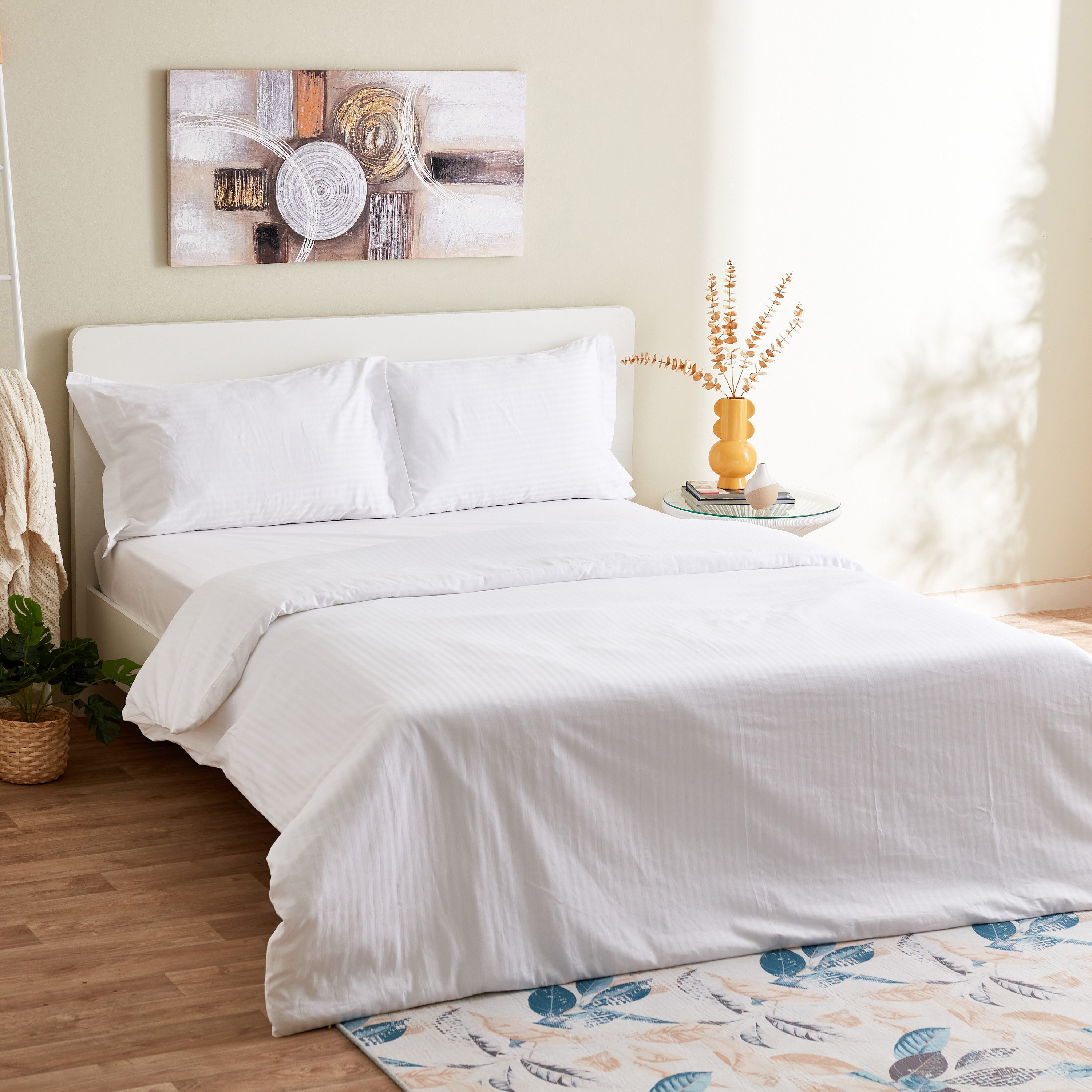 طقم غطاء لحاف سوبر كينج قطن 3 قطع من هوتل كولكشن - 220x240 سم-hbxhomeware-hbxdecorandfurnishings-image-1