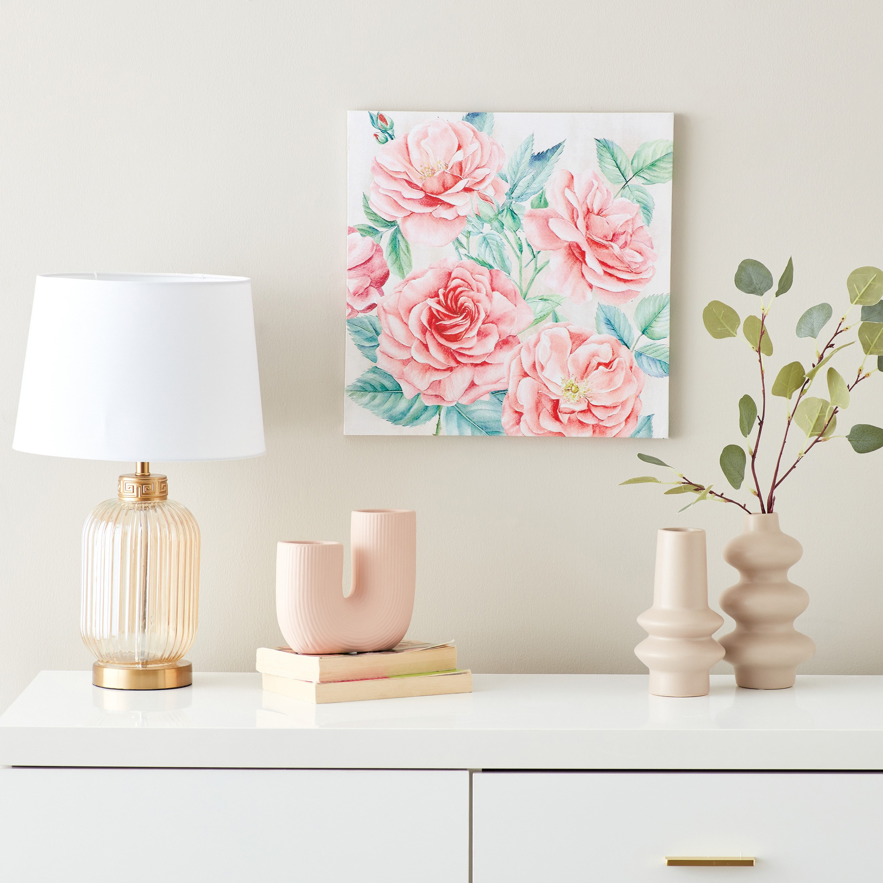 لوحة كانفاس مؤطرة بطبعات أزهار من إلمر - 40x2x40 سم-hbxhomeware-hbxdecorandfurnishings-image-5