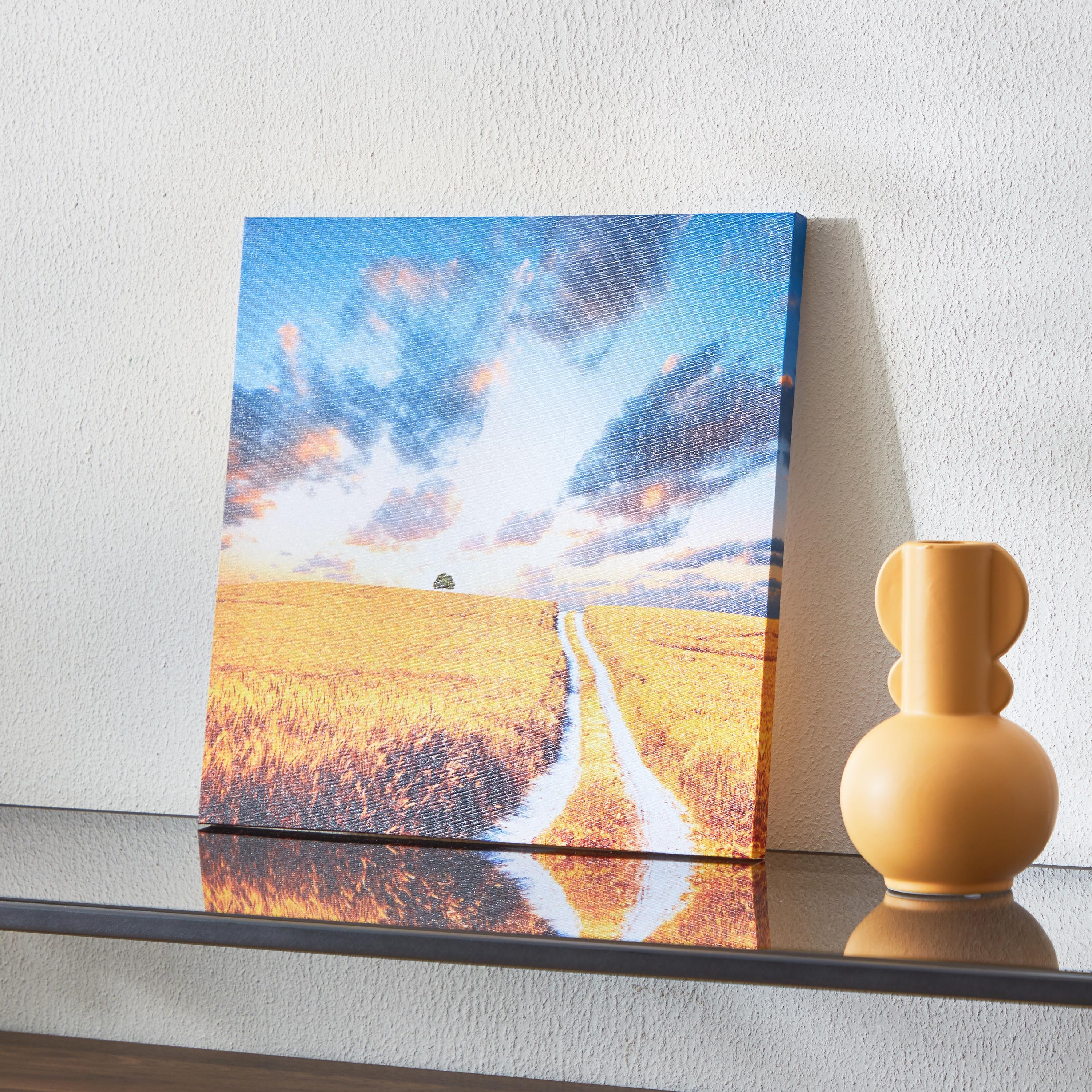 لوحة كانفاس مؤطرة بطبعات رود تو هيفين من آرون - 40x2x40 سم-PROMO_HB_AE_B1G1_250925-image-2