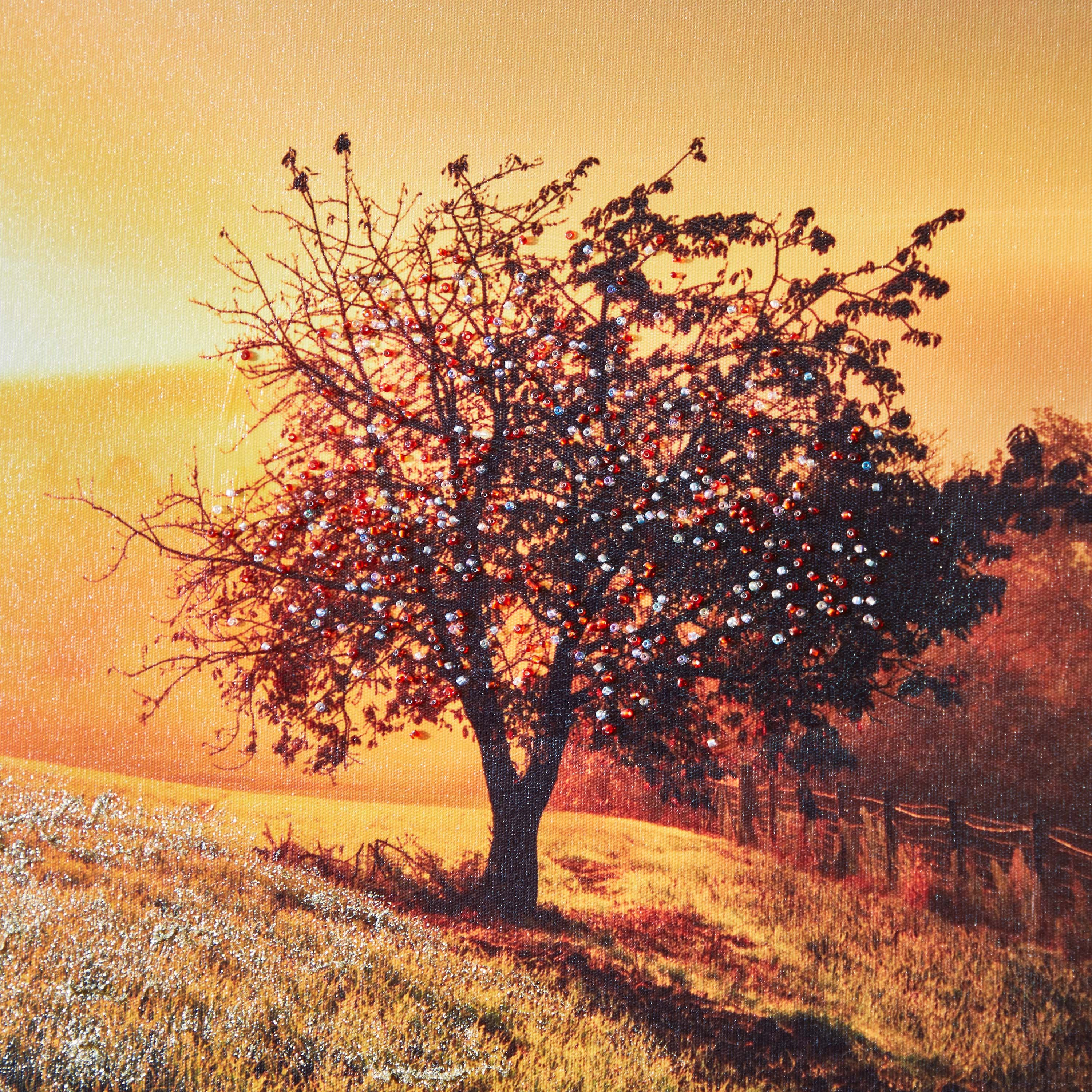 زينة كانفاس بطبعات جليتر جريناري من آرون - 90x2.5x60 سم-hbxhomeware-hbxdecorandfurnishings-image-3