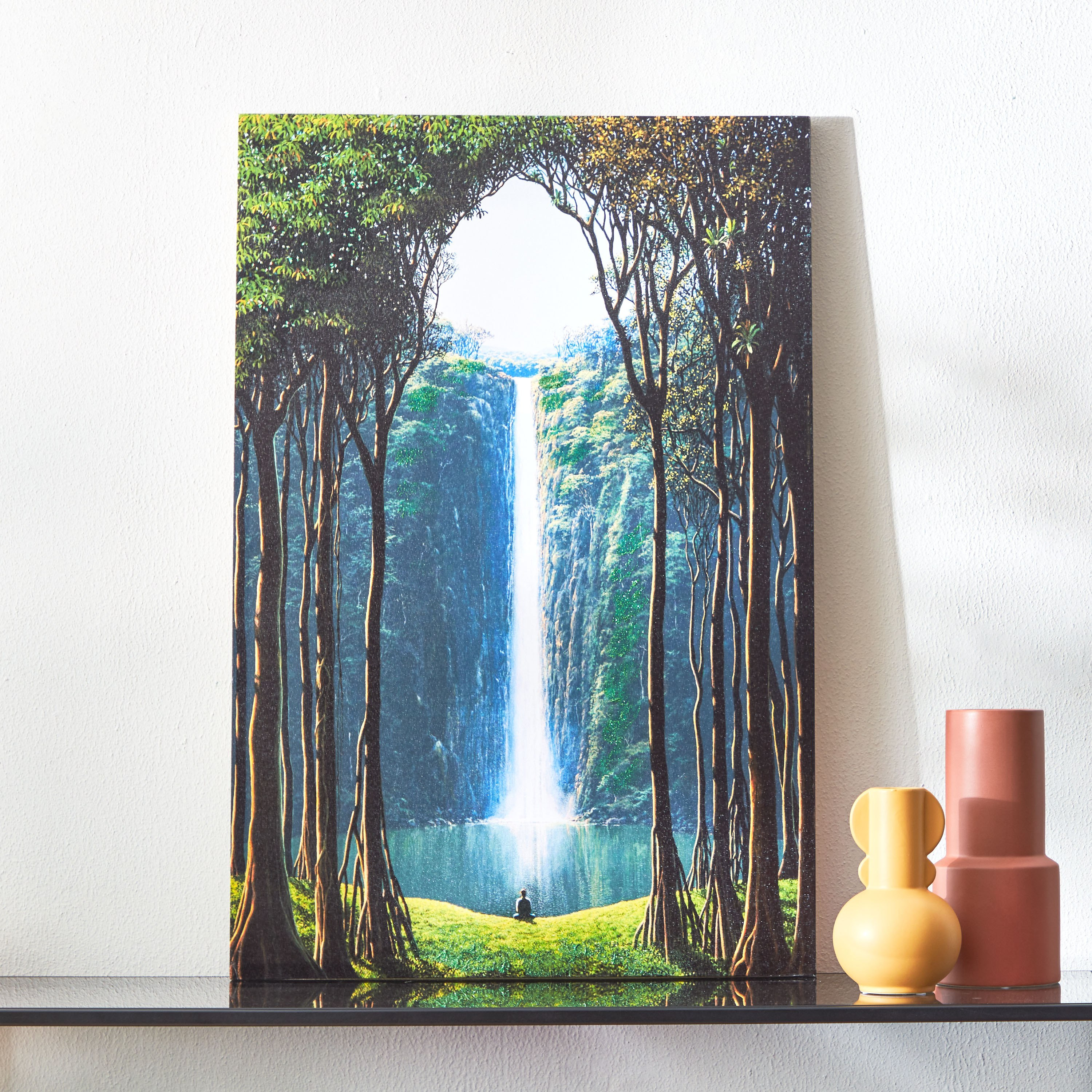 زينة كانفاس بطبعات شلال جليتر من آرون - 60x2.5x90 سم-PROMO_HB_AE_B1G1_250925-image-1