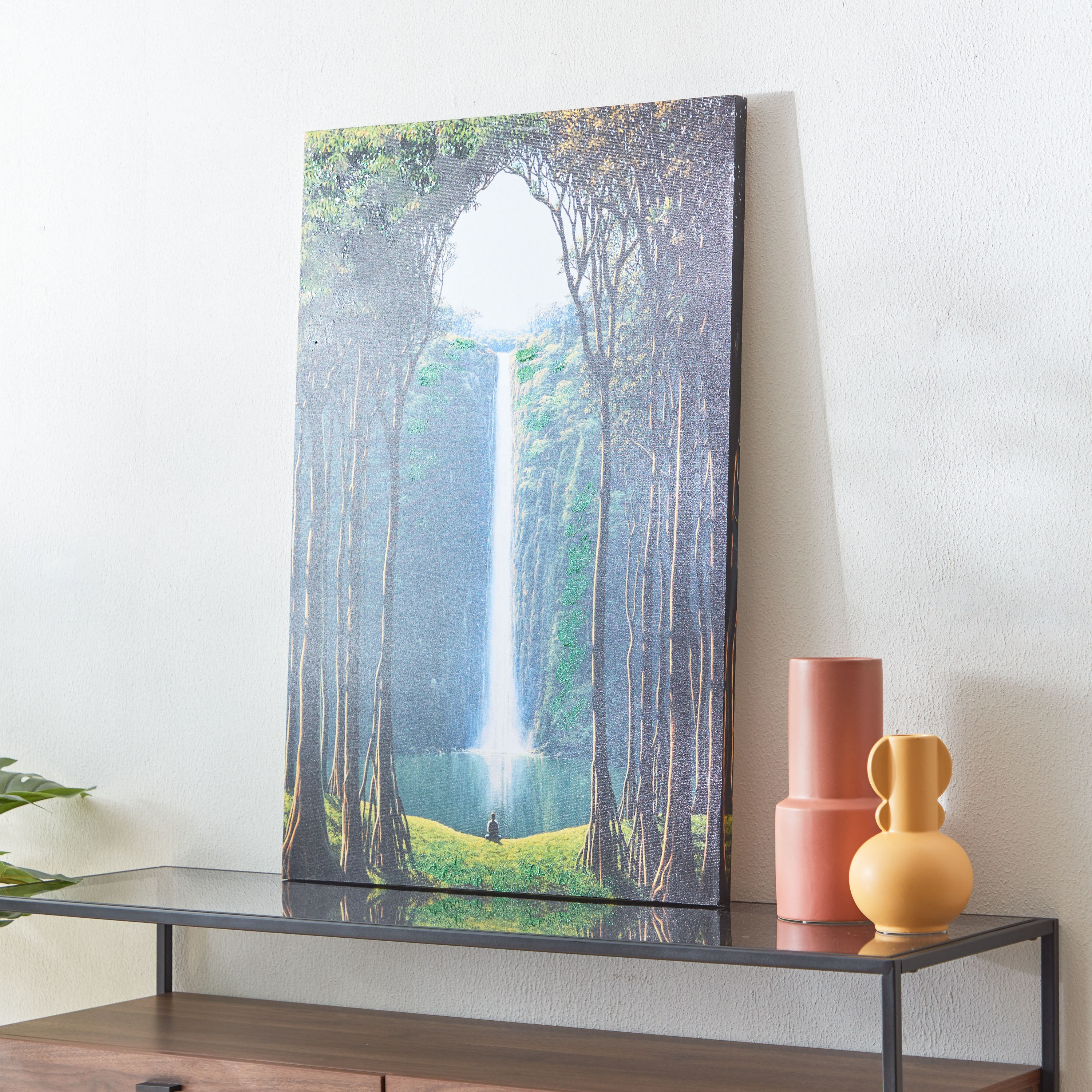 زينة كانفاس بطبعات شلال جليتر من آرون - 60x2.5x90 سم-PROMO_HB_AE_B1G1_250925-image-2