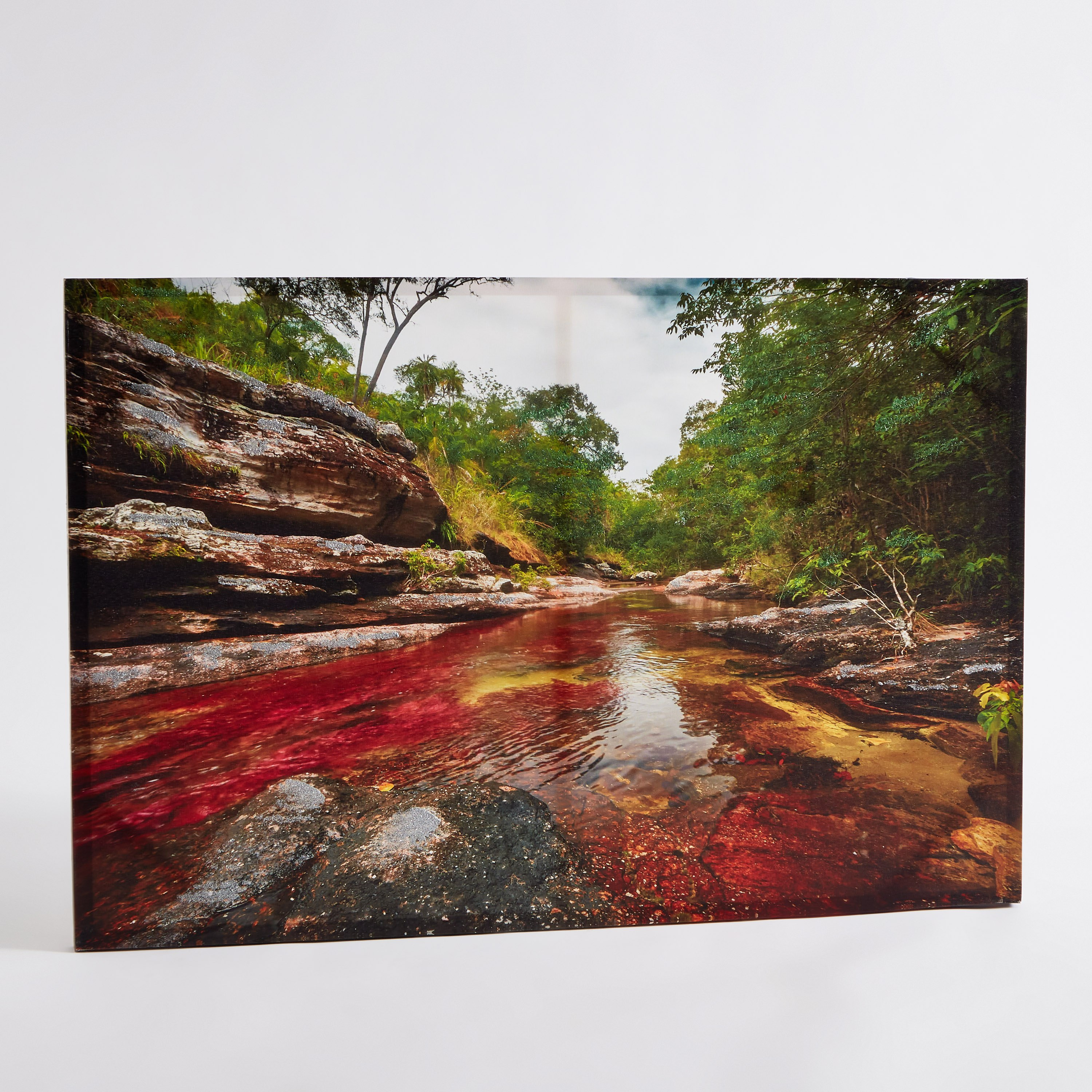 زينة كانفاس بطبعات بركة مياه جليتر من آرون - 90x2.5x60 سم-hbxhomeware-hbxdecorandfurnishings-image-5