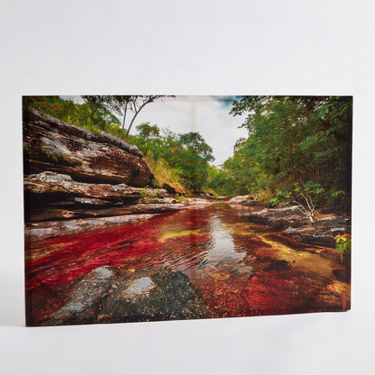 Aaron Pond Glitter Printed Canvas - 90x2.5x60 cm