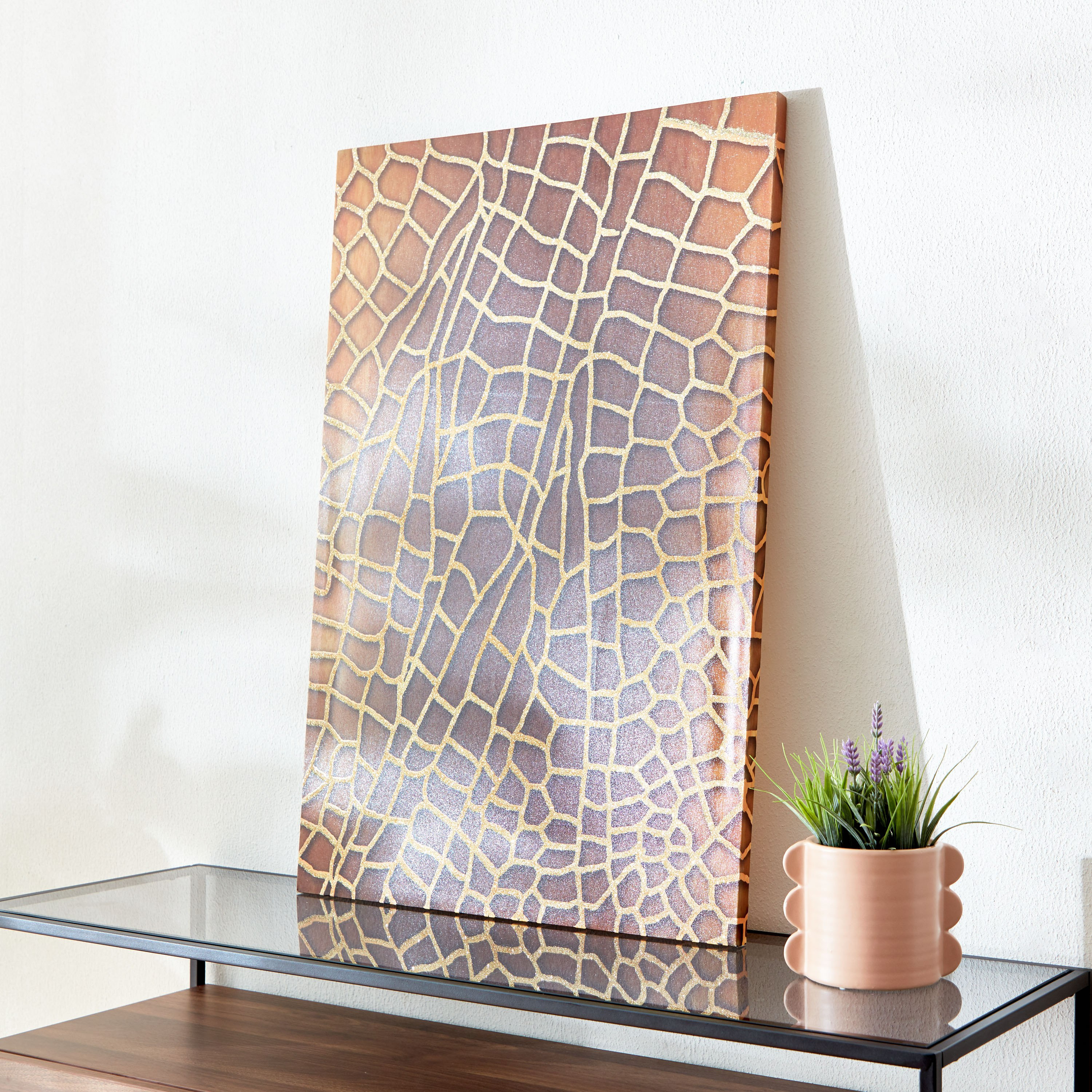 Aaron Animal Print Hand Painted Canvas Framed Wall Art - 60x2.5x90 cm-hbxhomeware-hbxdecorandfurnishings-image-2