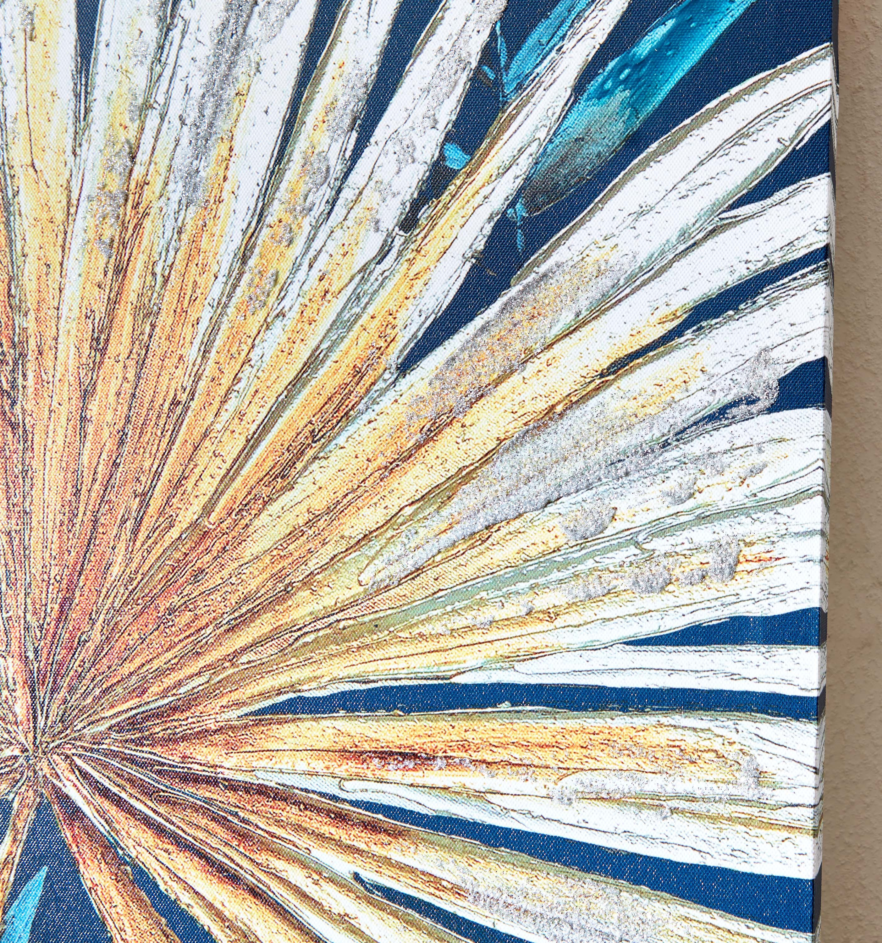 زينة حائط كانفاس مؤطرة مرسومة يدويًا من آرون - 80x2.5x80 سم-hbxhomeware-hbxdecorandfurnishings-image-3