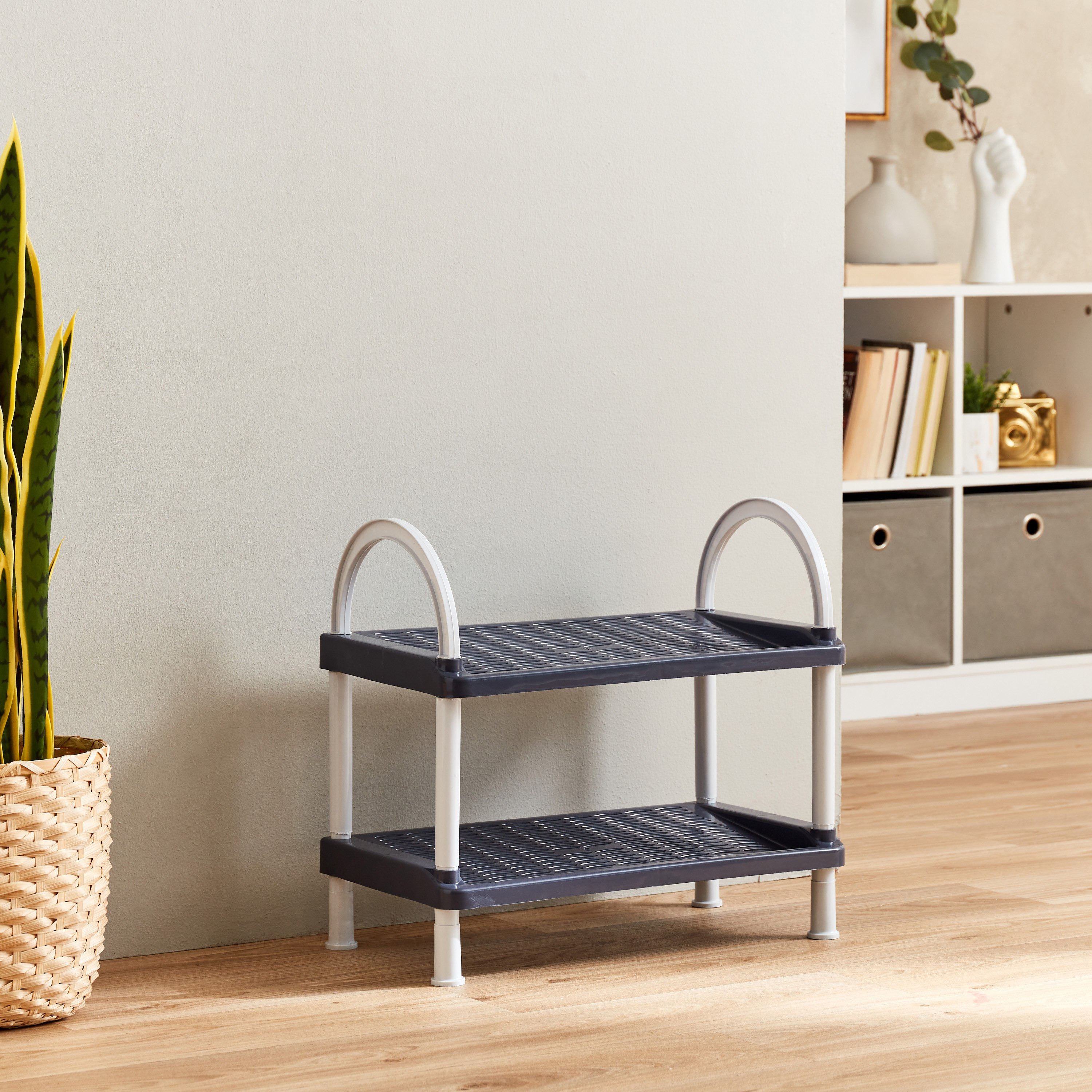 رف أحذية شديد التحمل بطابقين من جوي - 49.5x28x45.5 سم-hbxhomeware-hbxbathroom-image-2