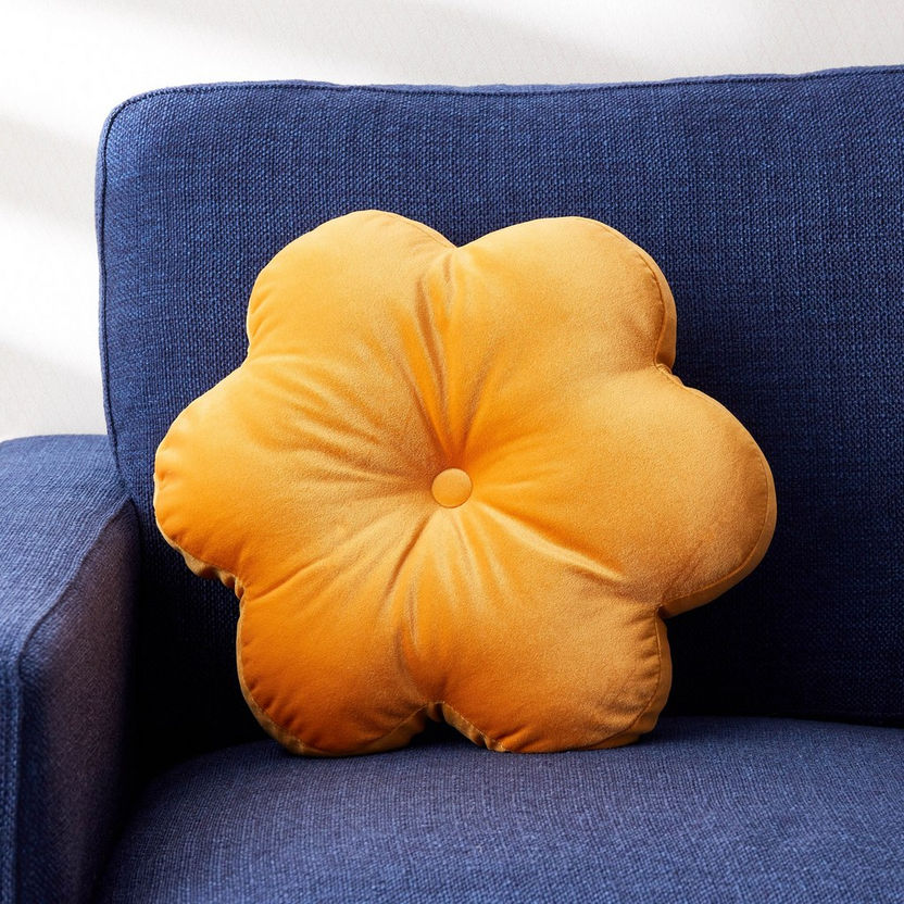 Flower Shaped Filled Cushion - 40x40x5 cm-Filled Cushions-image-0