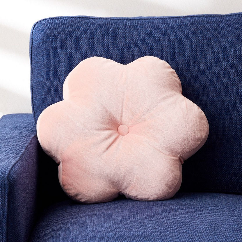 Flower Shaped Filled Cushion - 40x40x5 cm-Filled Cushions-image-0