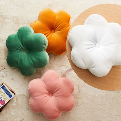 Flower Shaped Filled Cushion - 40x40x5 cm-Filled Cushions-image-1