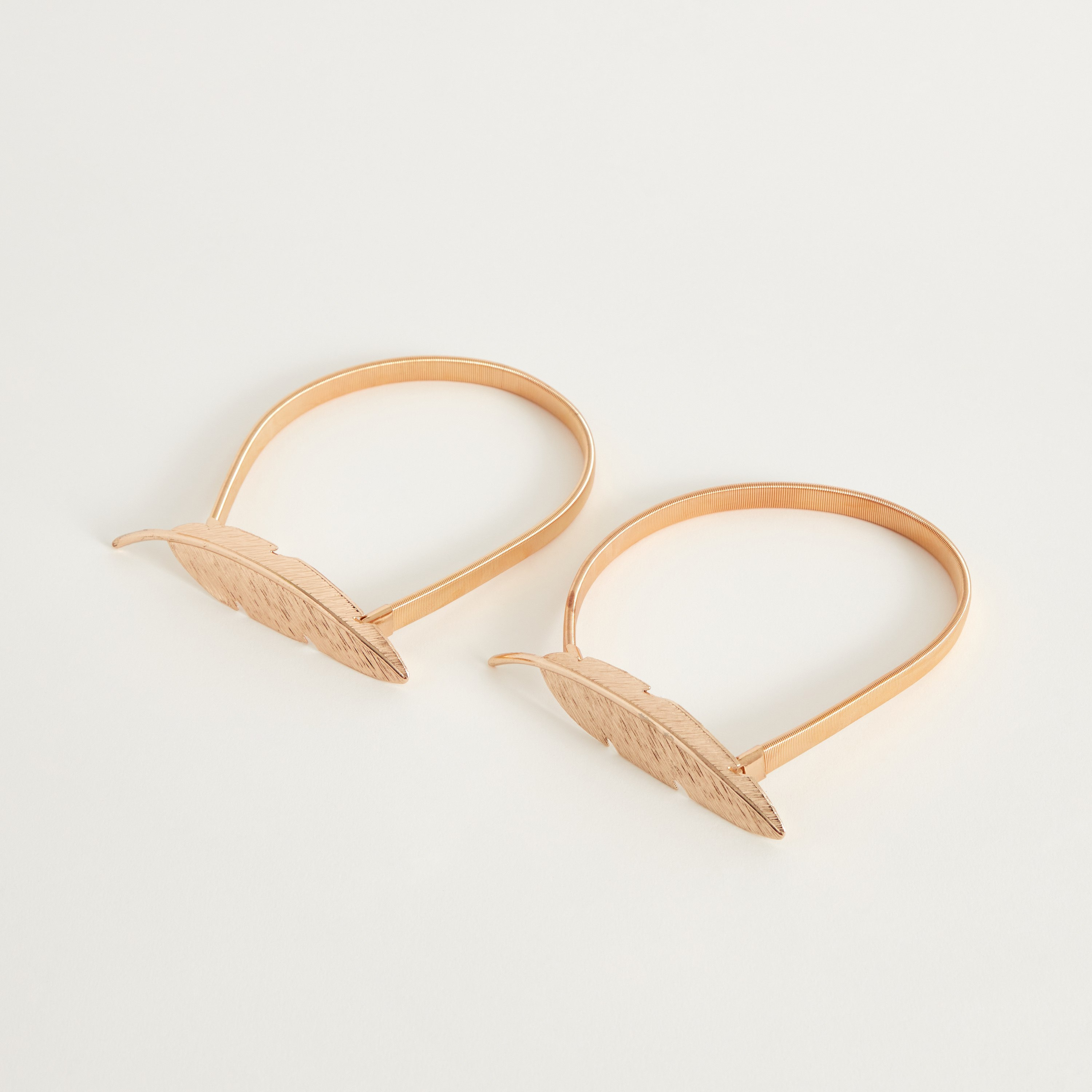 مثبّت ستائر بتصميم ورقة شجر من دازل - طقم من قطعتين-hbxhomeware-hbxdecorandfurnishings-image-4