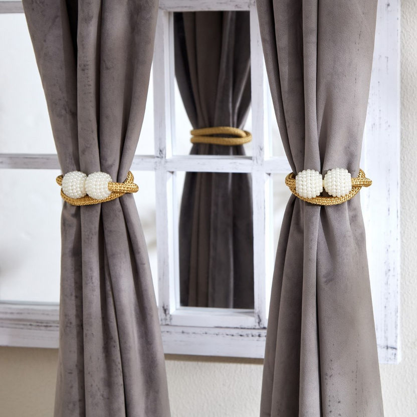 Dazzle Lenda Curtain Tieback - Set of 2-Tie Backs and Tassels-image-0