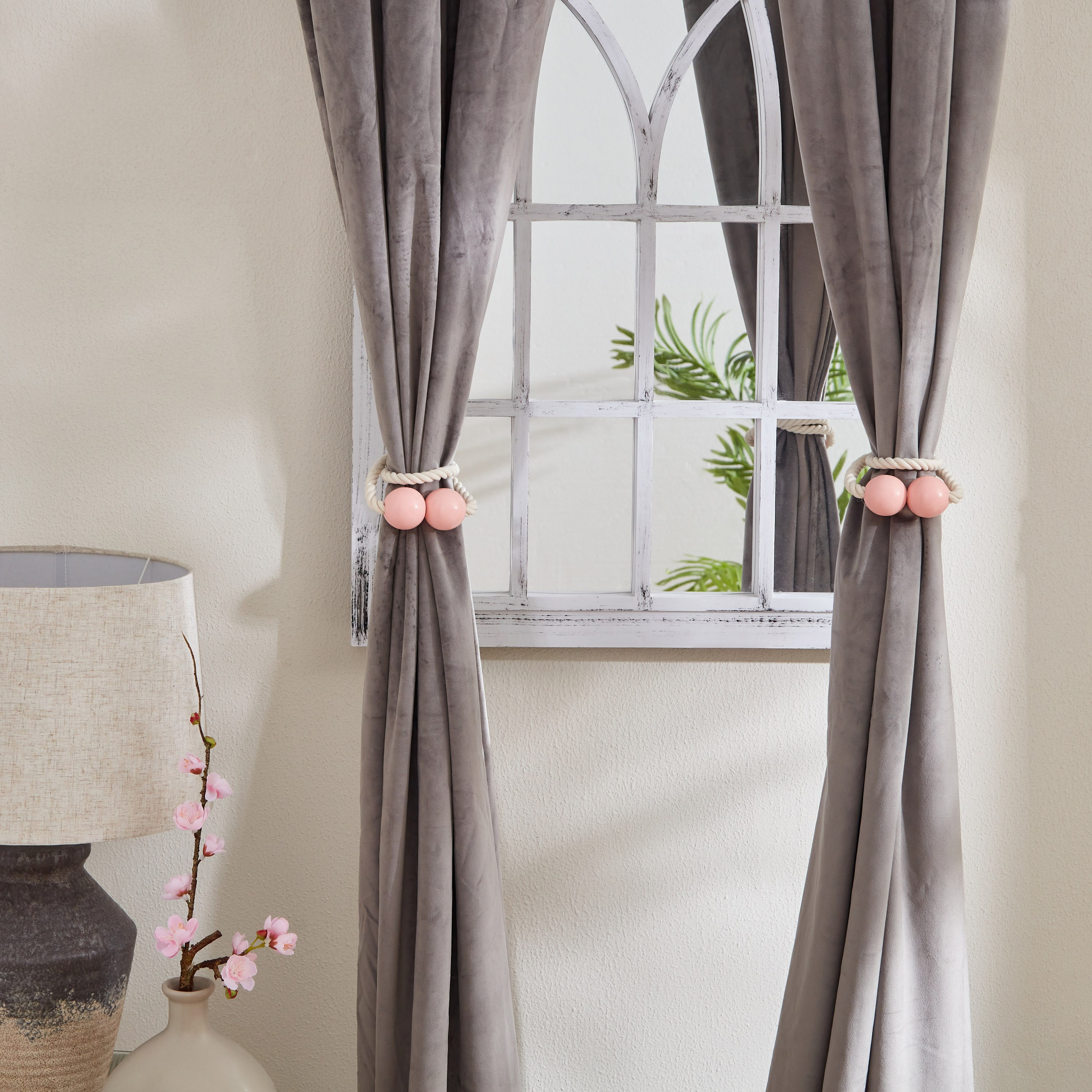 Dazzle Dahlia Curtain Tie Back - Set of 2-hbxhomeware-hbxdecorandfurnishings-image-2