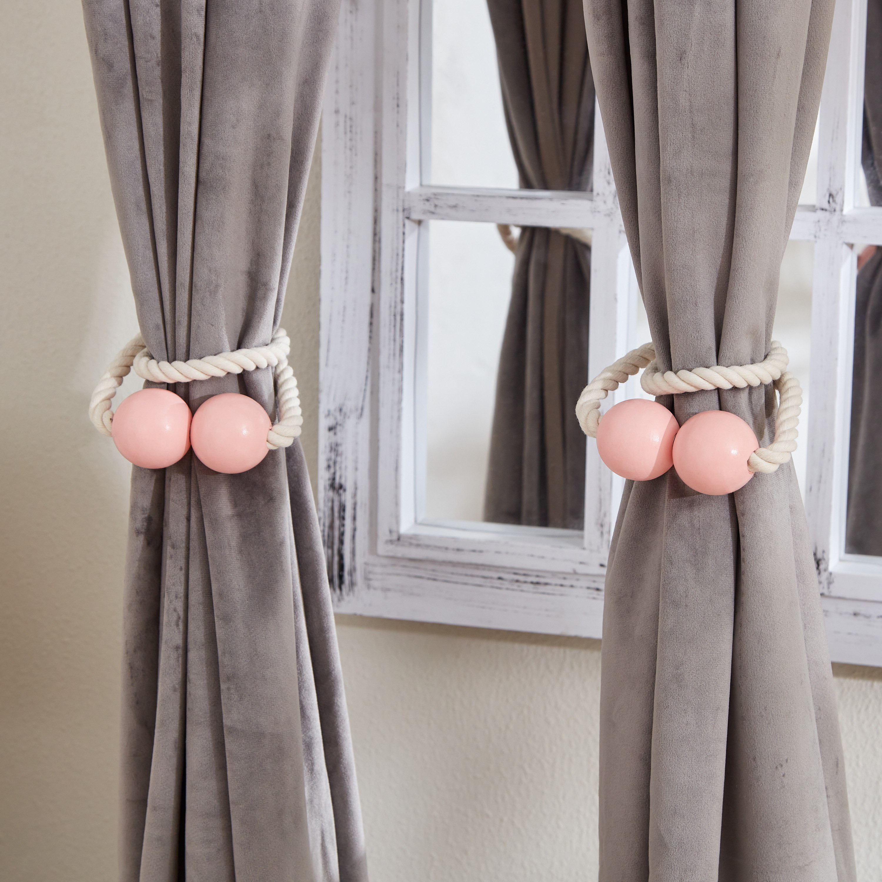 Dazzle Dahlia Curtain Tie Back - Set of 2-hbxhomeware-hbxdecorandfurnishings-image-1