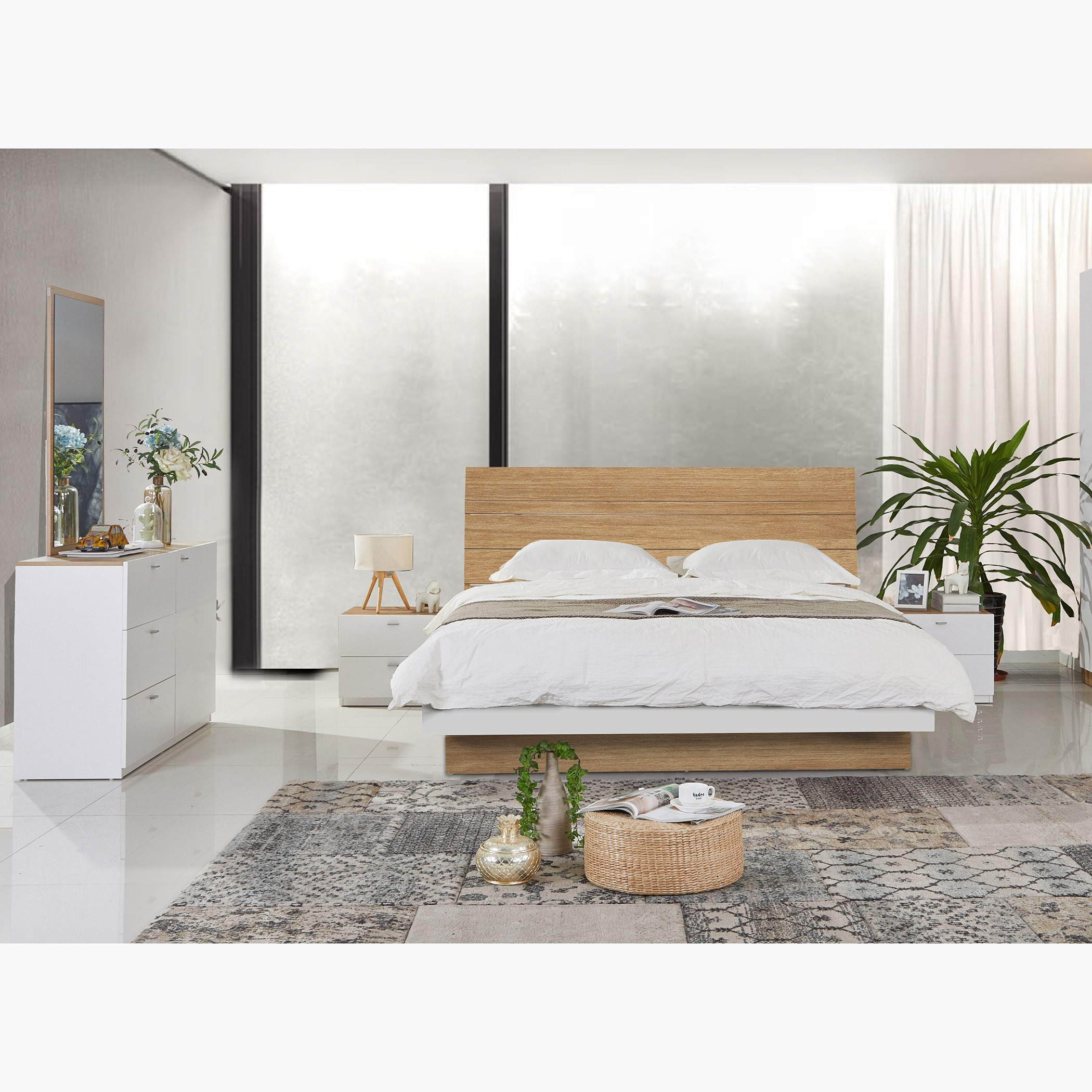 سرير مزدوج من بريدج - 120x200 سم-hbxbedroom-bedsandbedsets-beds-twin-image-1