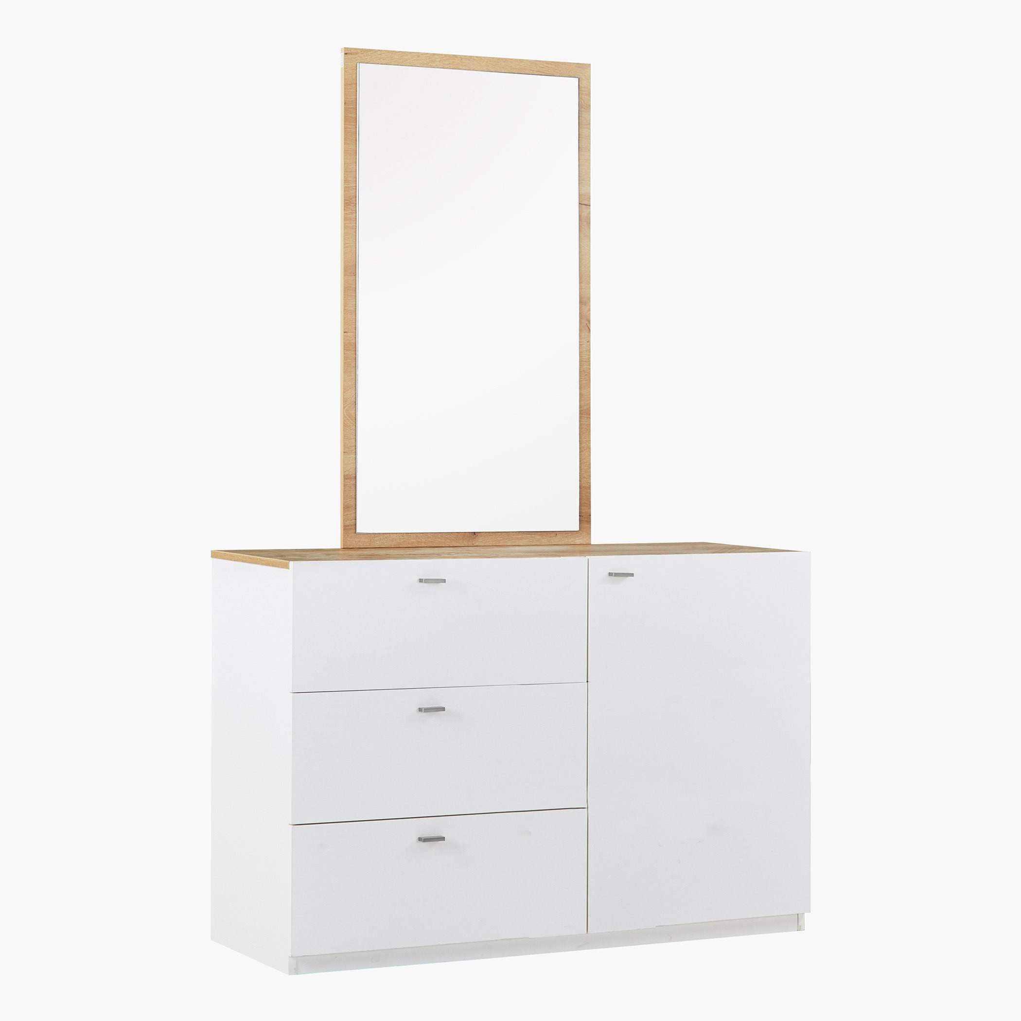 طاولة تزيين دون مرآة بباب واحد و3 أدراج من بريدج-hbxfurniture-bedroom-dressersandmirrors-image-2