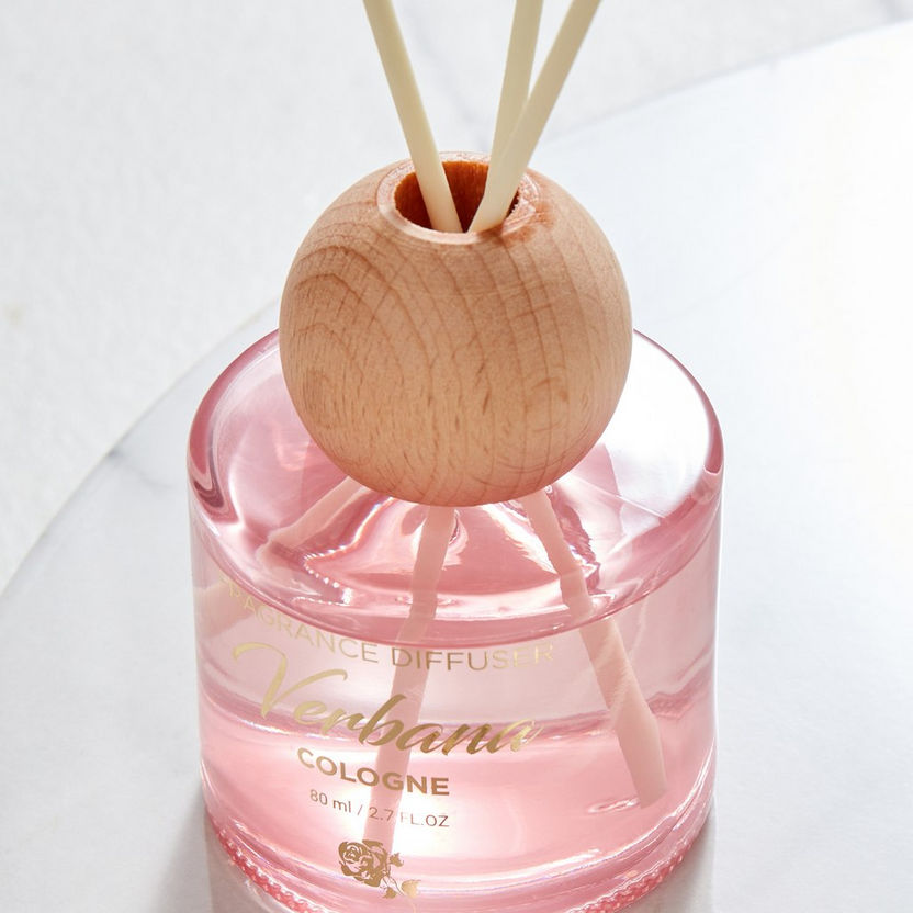 Alps Verbana Cologne Fragrance Diffuser with Fiber Sticks - 80 ml-Diffusers-image-2