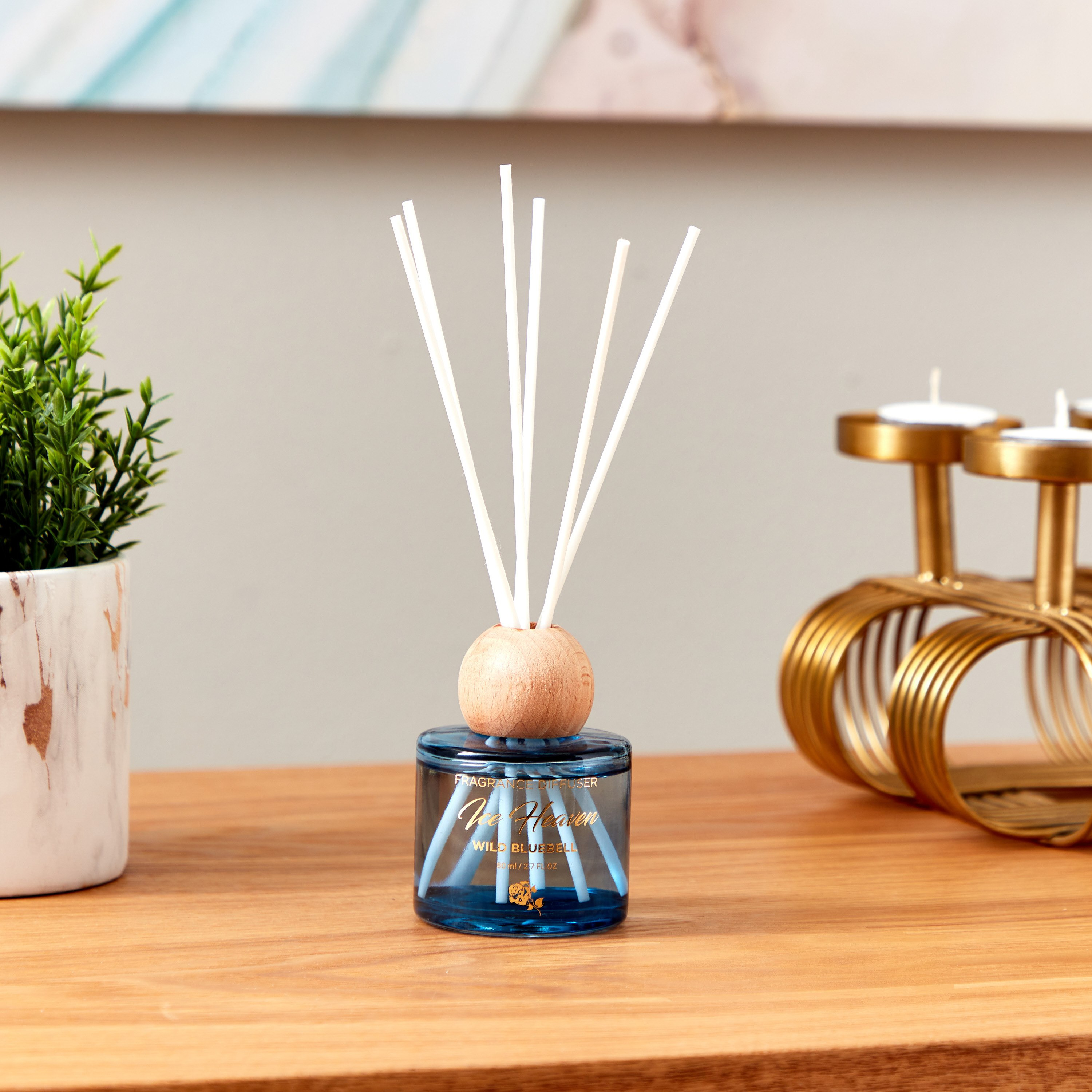 موزع عطور بأعواد ألياف برائحة أيس هيفن وايلد بلوبيل من ألبس - 80 مل-hbxbedroom-homefragrance-diffusers-image-1