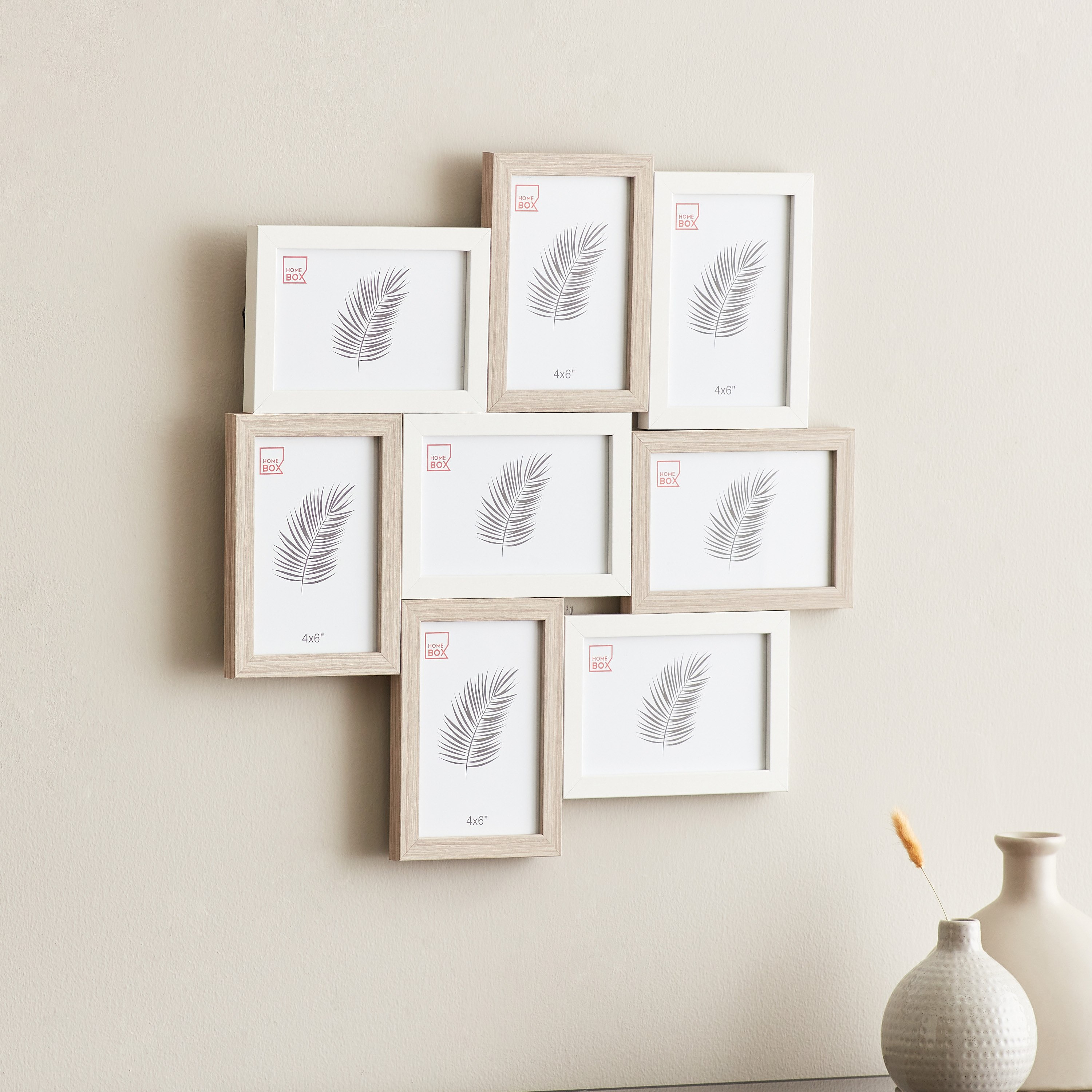 برواز 8 صور من كاتي - 47.5x1.5x47.5 سم-hbxdiningroom-decorandaccessories-photoframes-image-2