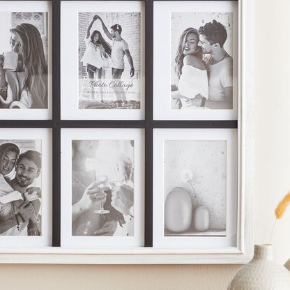 Zedd Collage Frame with Mirror - 44.5x2.5x65 cms
